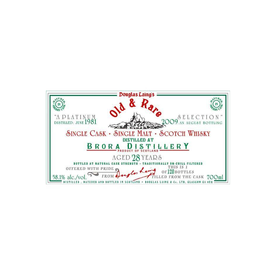 Brora 1981 28 Years Single Malt Whisky 2