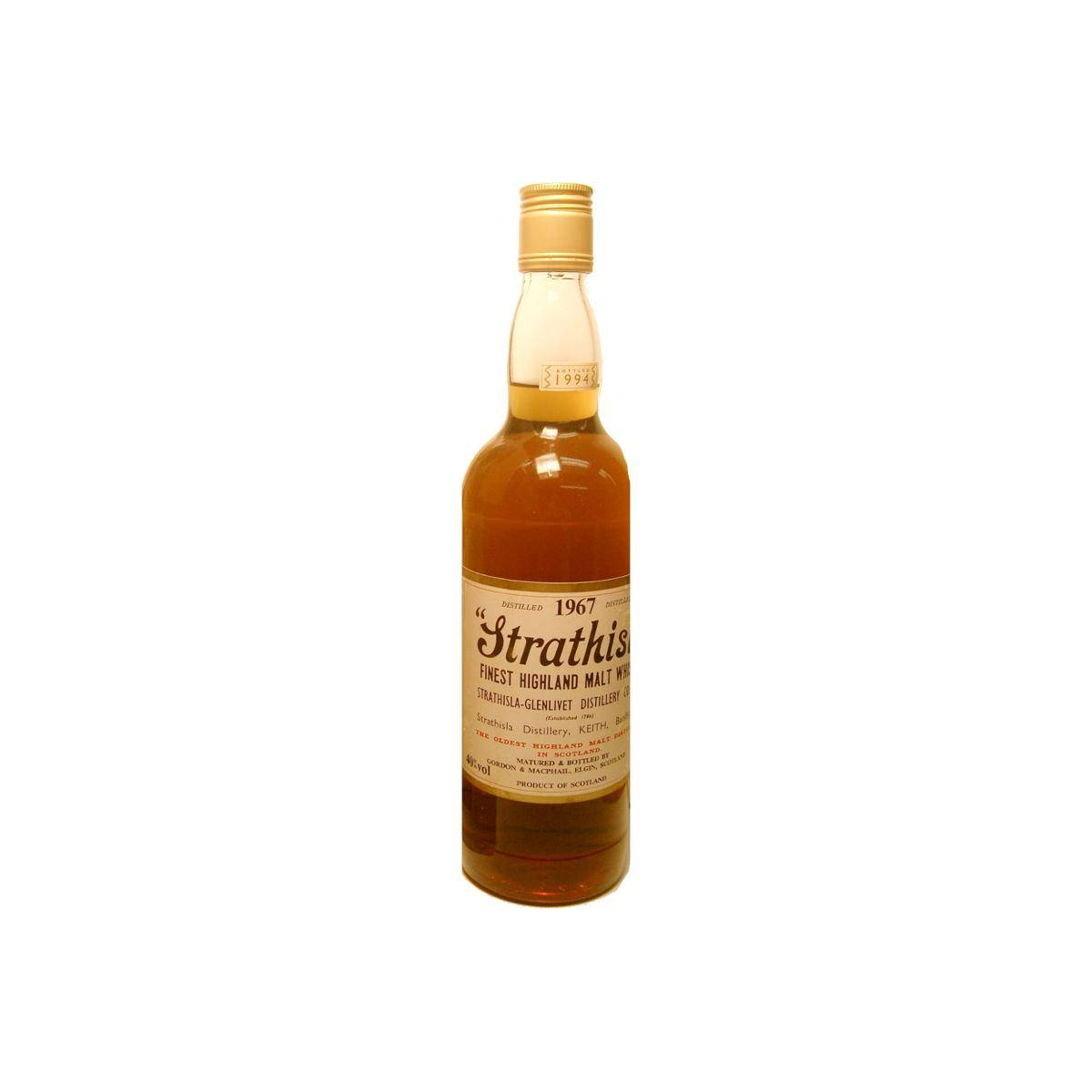Strathisla Licensed Bottling 1967 27 Years Single Malt Whisky