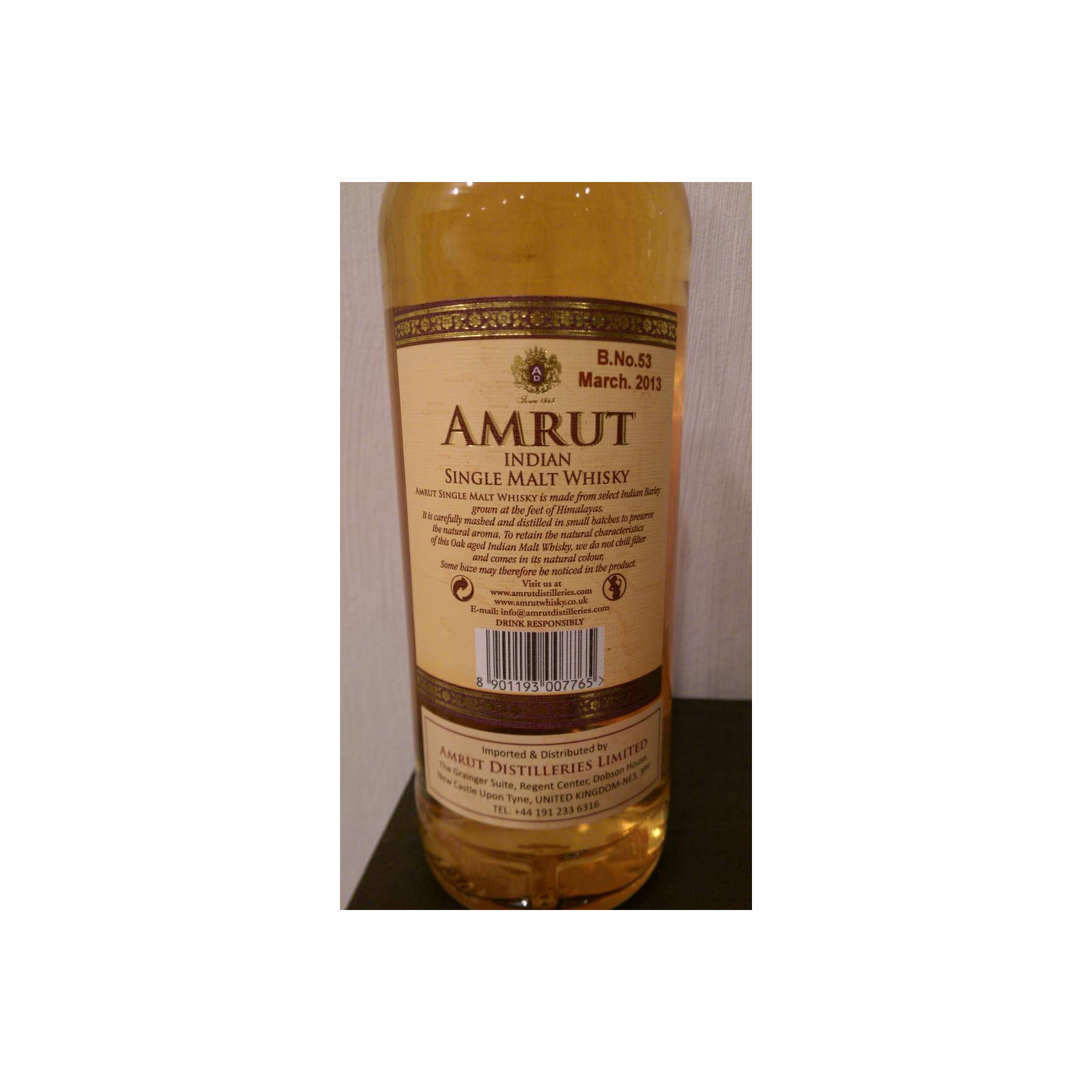 Amrut Single Malt Whisky