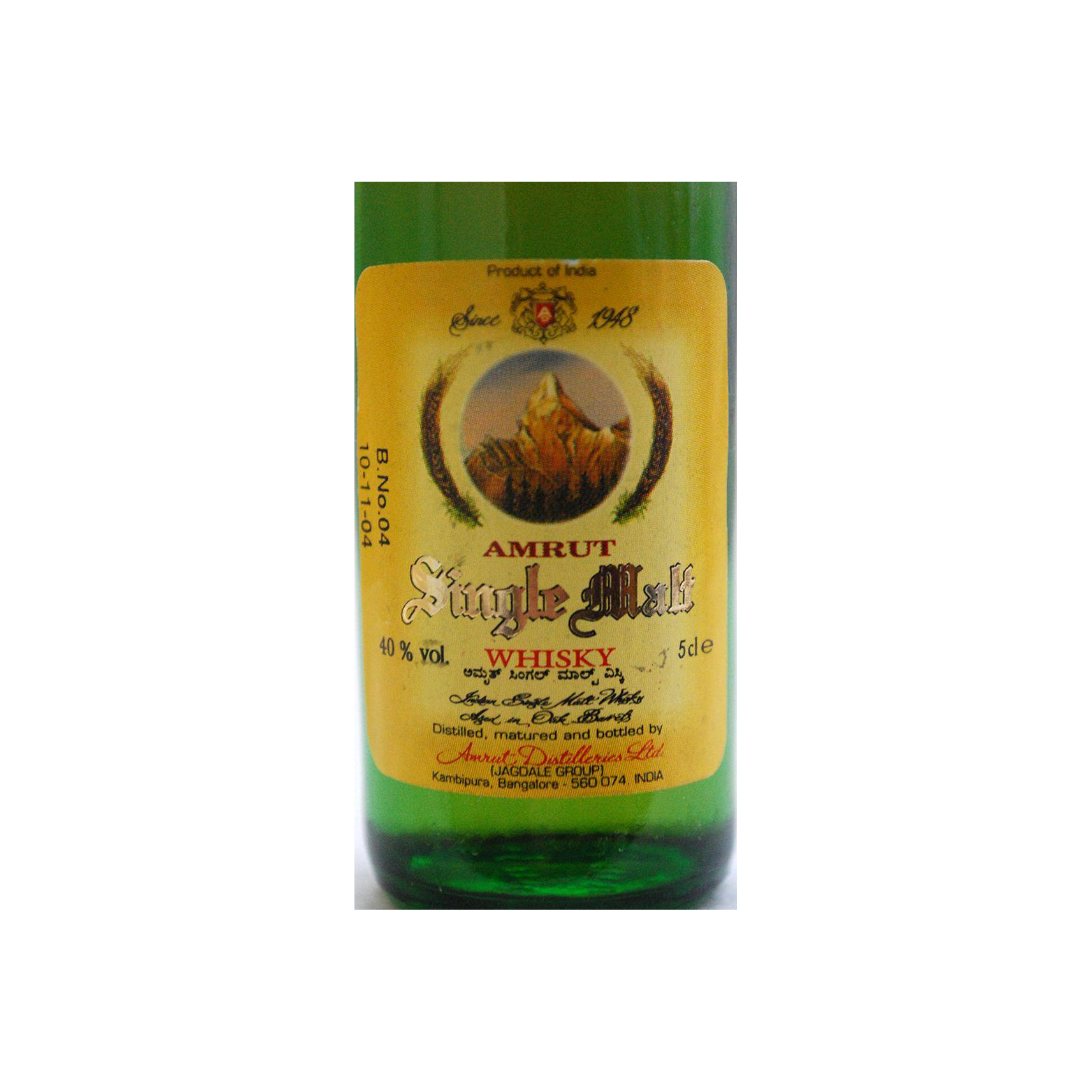 Amrut Miniature Single Malt Whisky 3