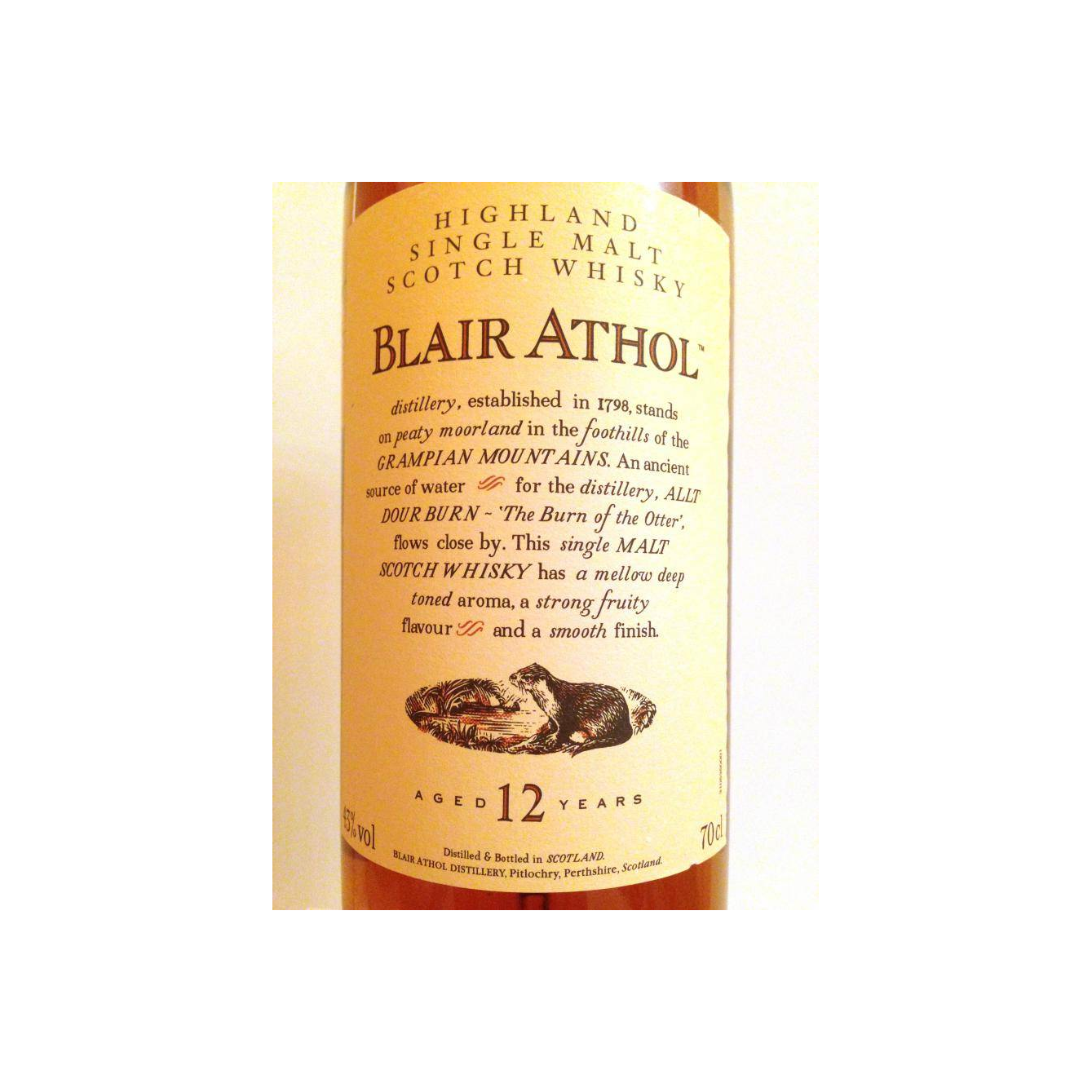 Blair Athol 12 Years Single Malt Whisky 3