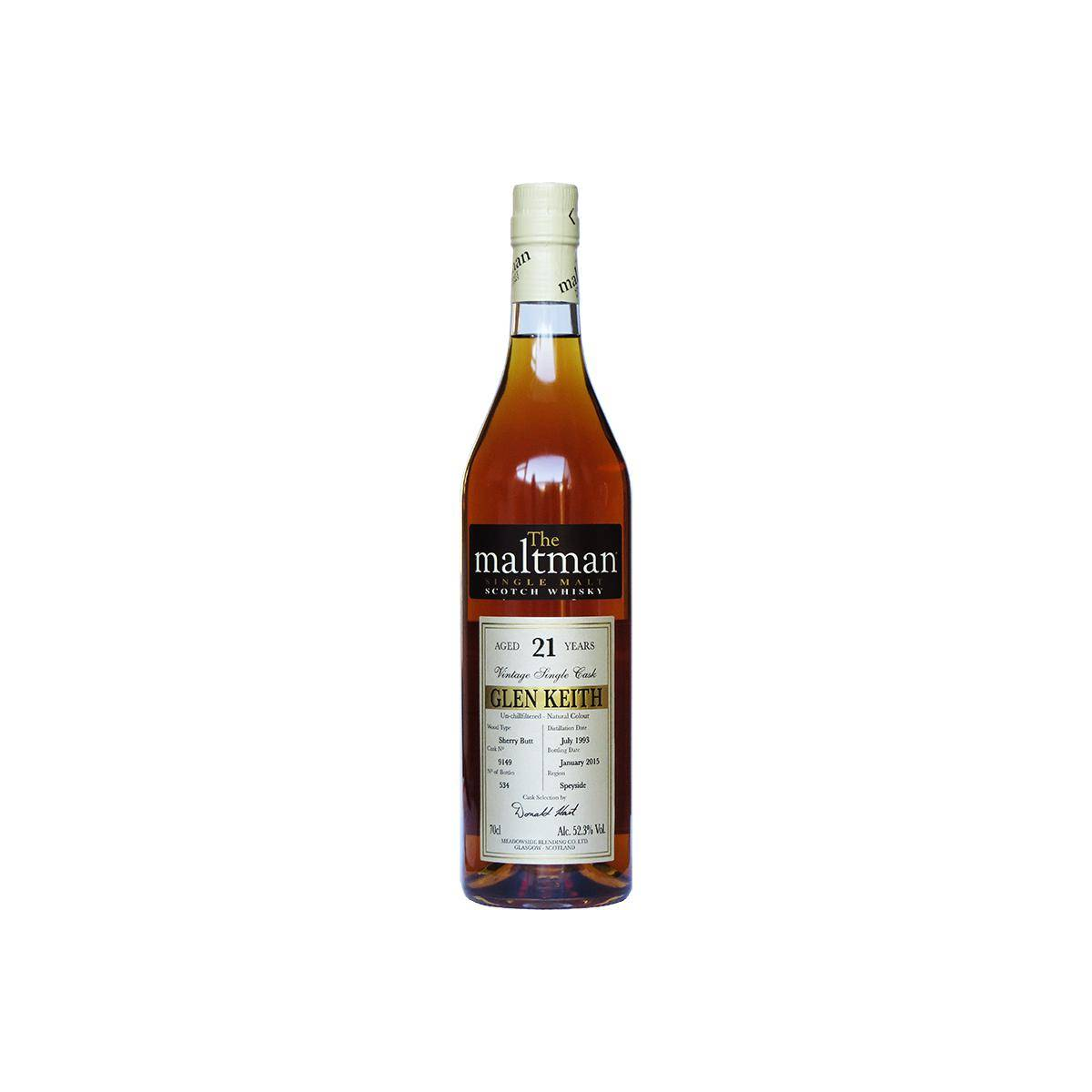 Glen Keith 1993 21 Years Single Malt Whisky 2
