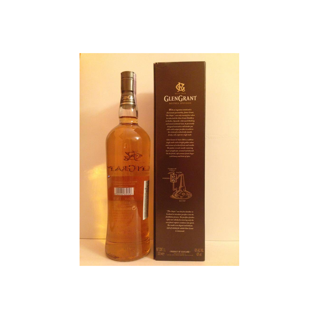 Glen Grant 12 Years Single Malt Whisky 3