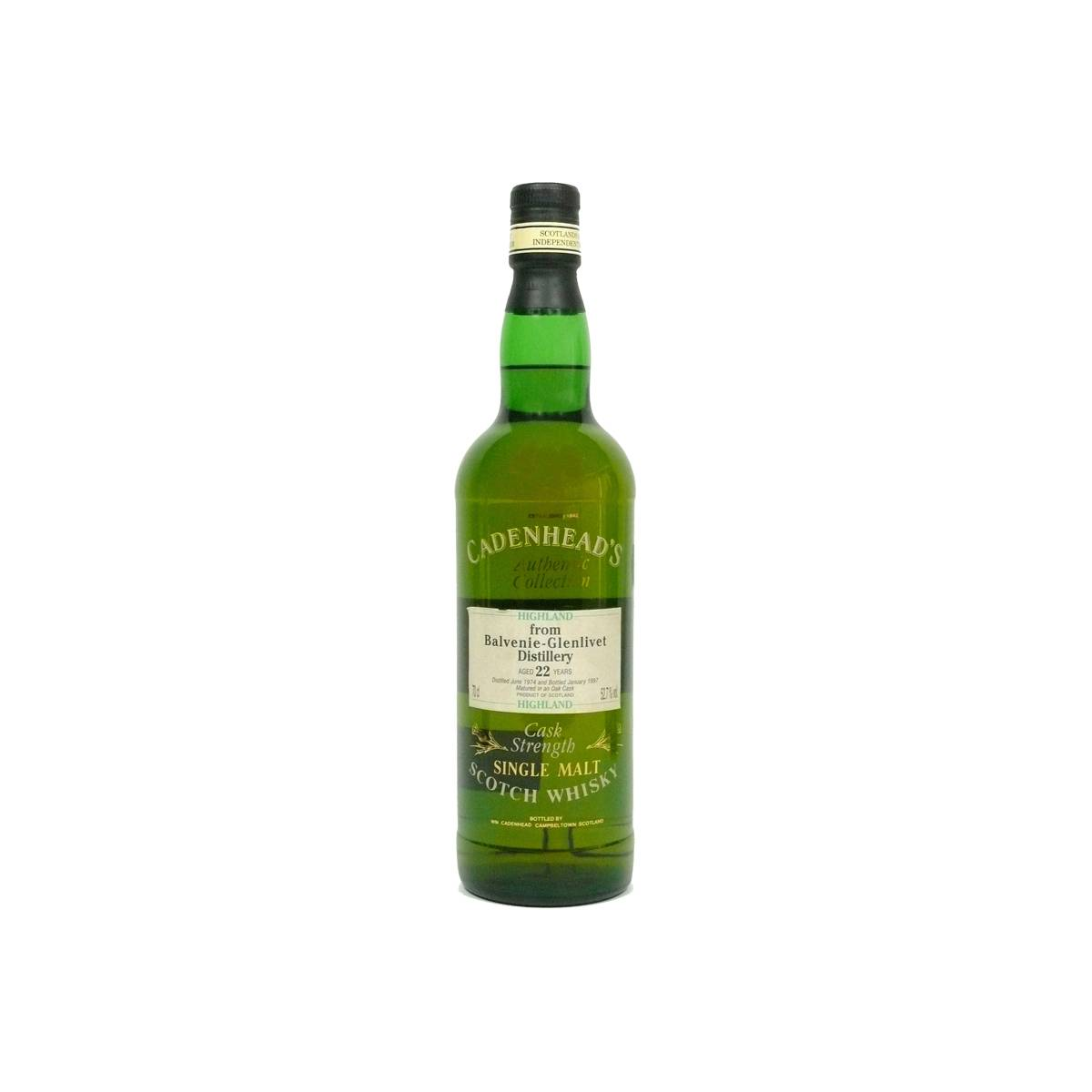 The Balvenie Authentic Collection 1974 22 Years Single Malt Whisky