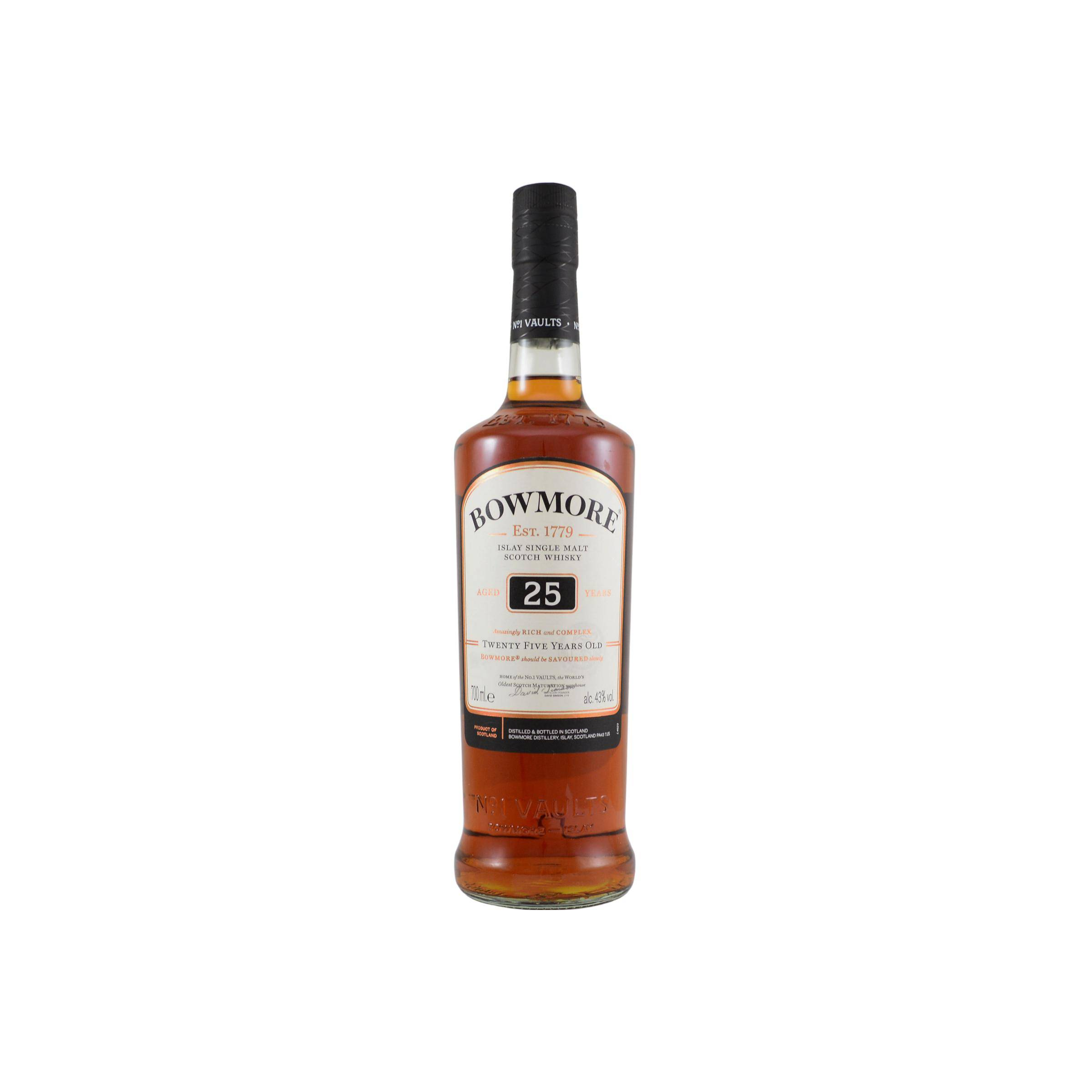 Bowmore 25 Years Single Malt Whisky