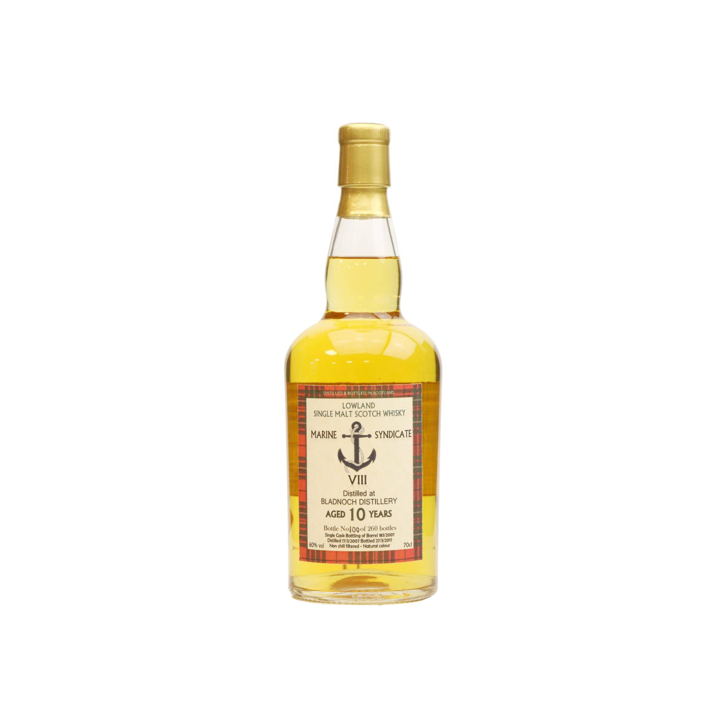 Bladnoch 2007 10 Years Single Malt Whisky