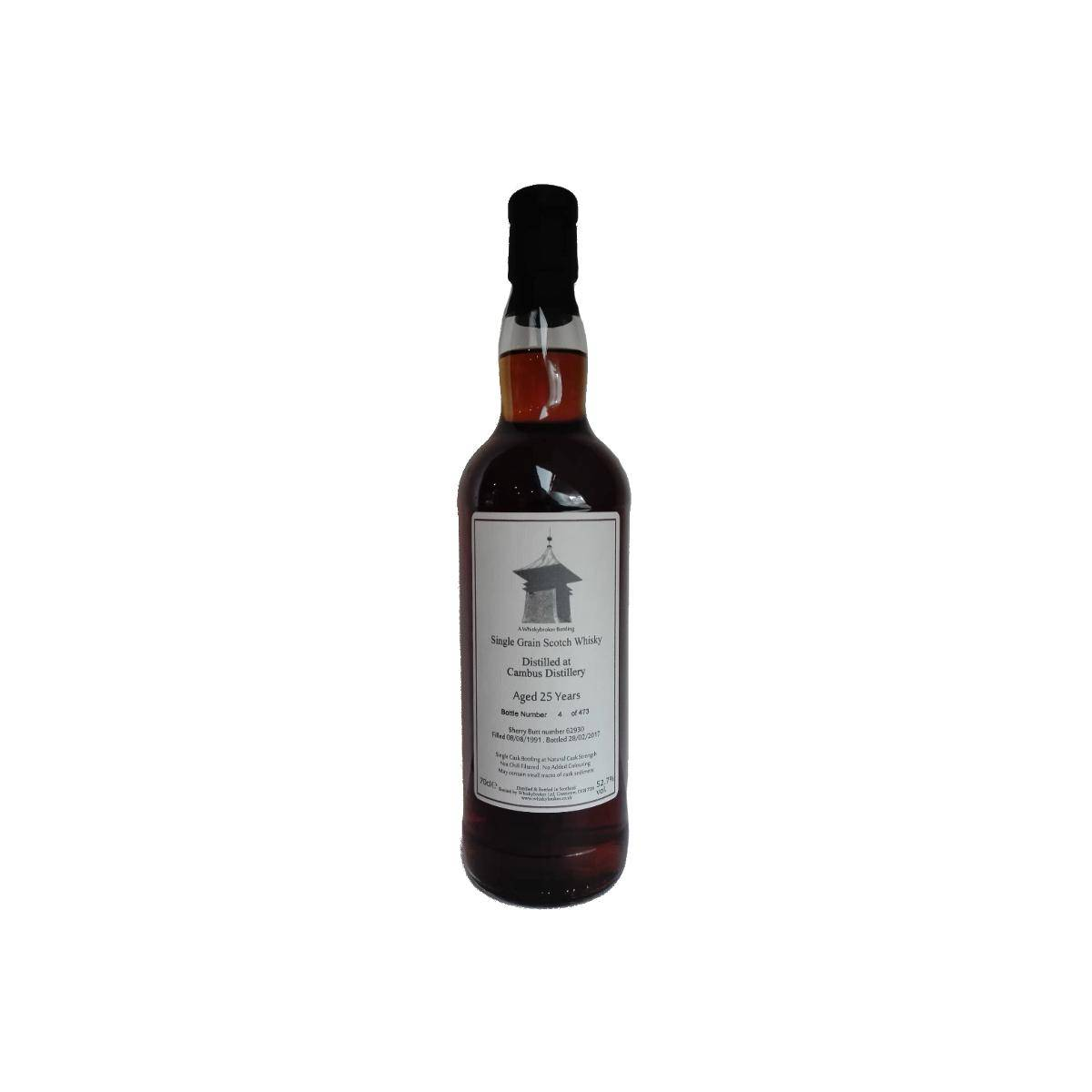 Cambus 1991 25 Years Single Grain Whisky