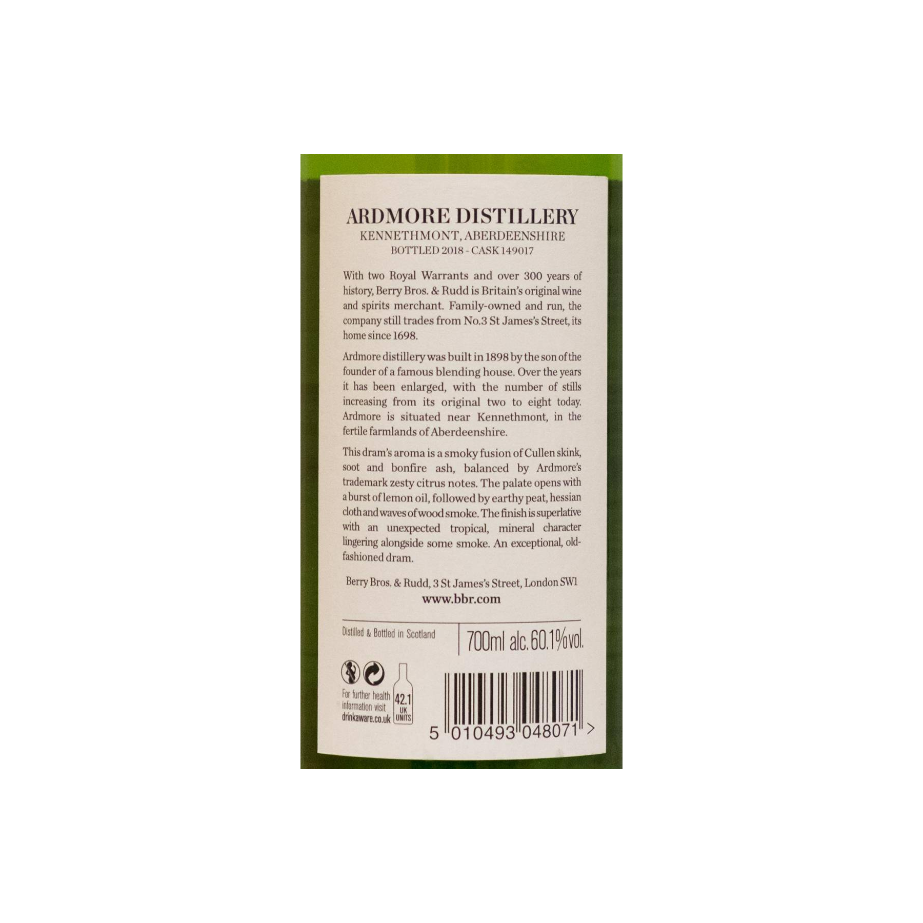 Ardmore 1996 21 Years Single Malt Whisky 2