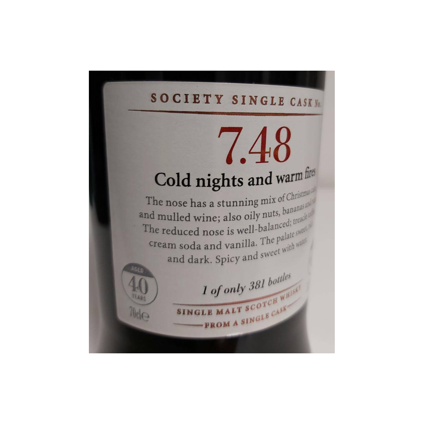 The Scotch Malt Whisky Society 1968 40 Years Single Malt Whisky 2