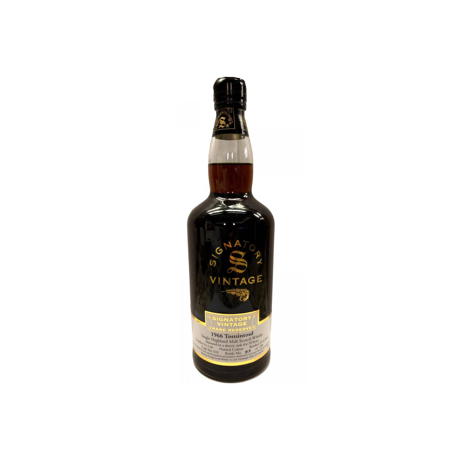 Tomintoul 1966 35 Years Single Malt Whisky