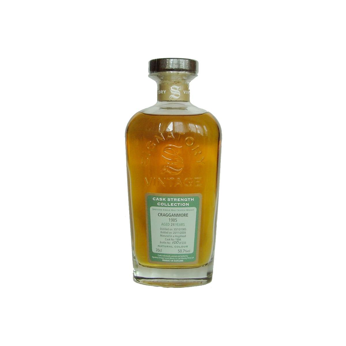 Cragganmore Cask Strength Collection 1985 24 Years Single Malt Whisky