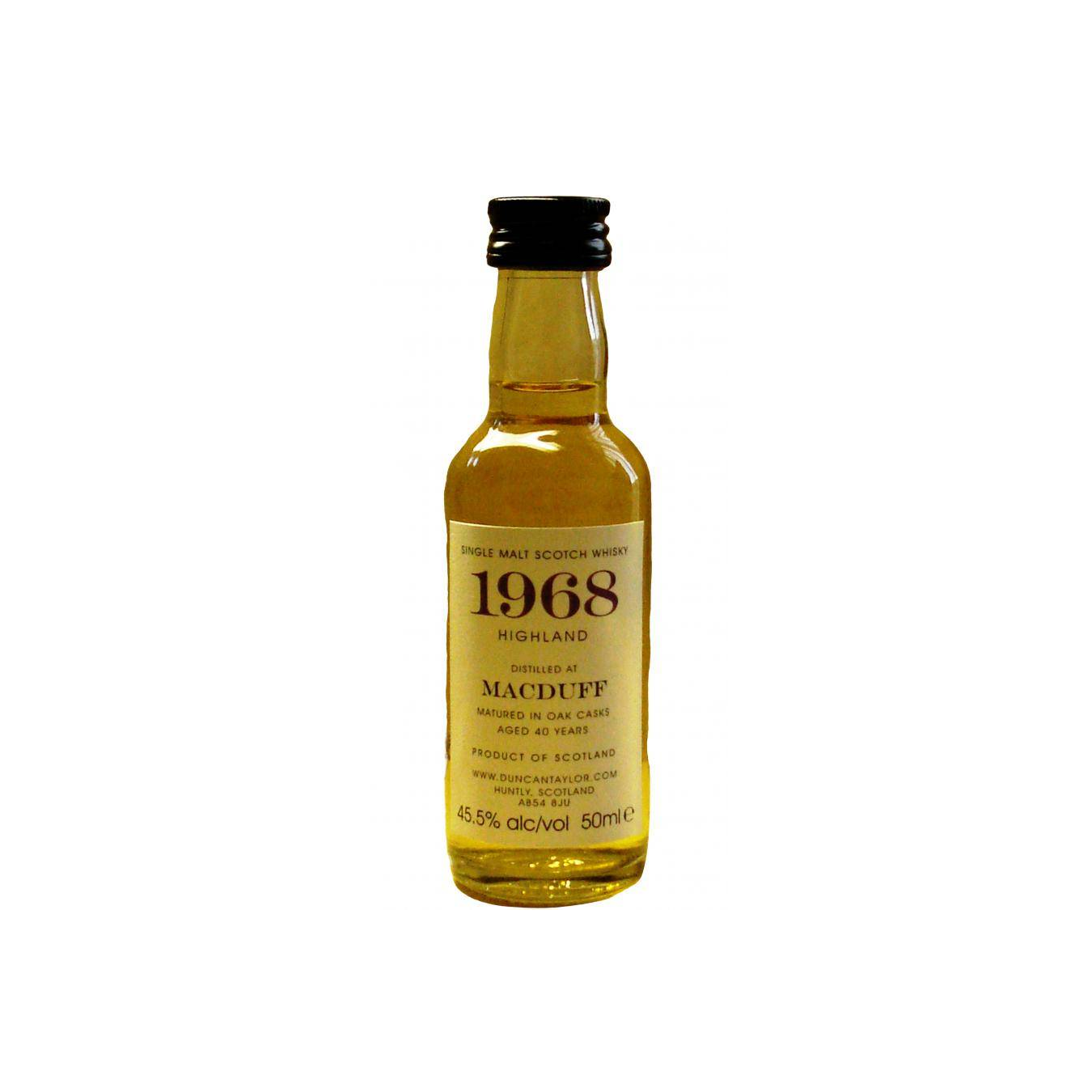 Macduff Miniature 1968 40 Years Single Malt Whisky 3