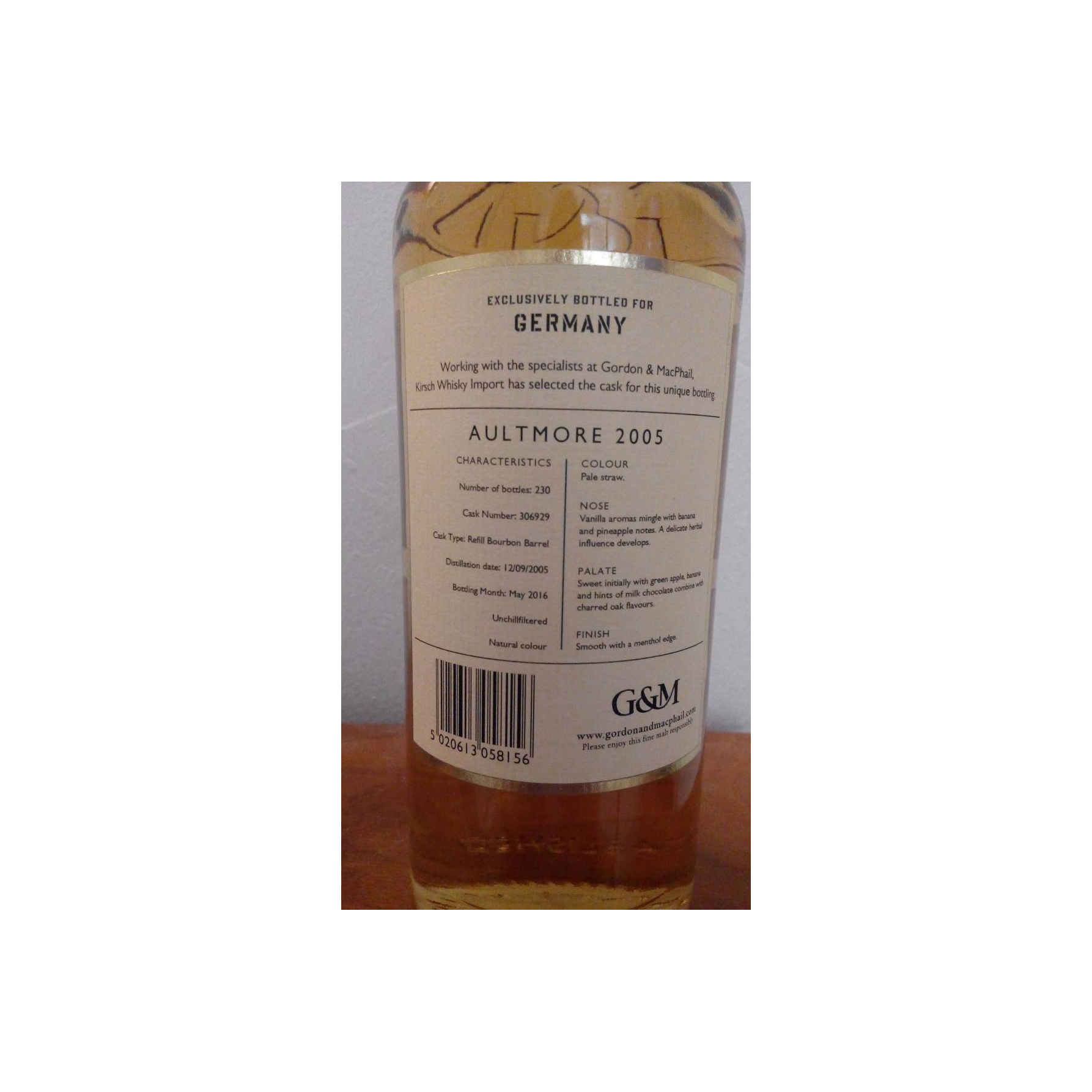 Aultmore Reserve 2005 10 Years Single Malt Whisky 2