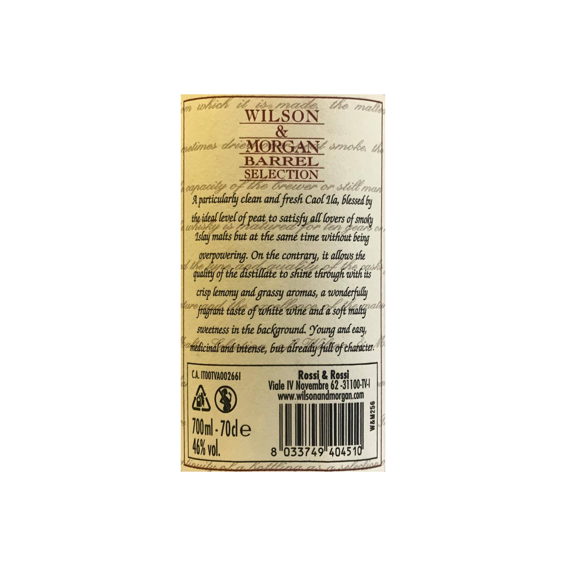 Caol Ila Barrel Selection 2011 6 Years Single Malt Whisky 3