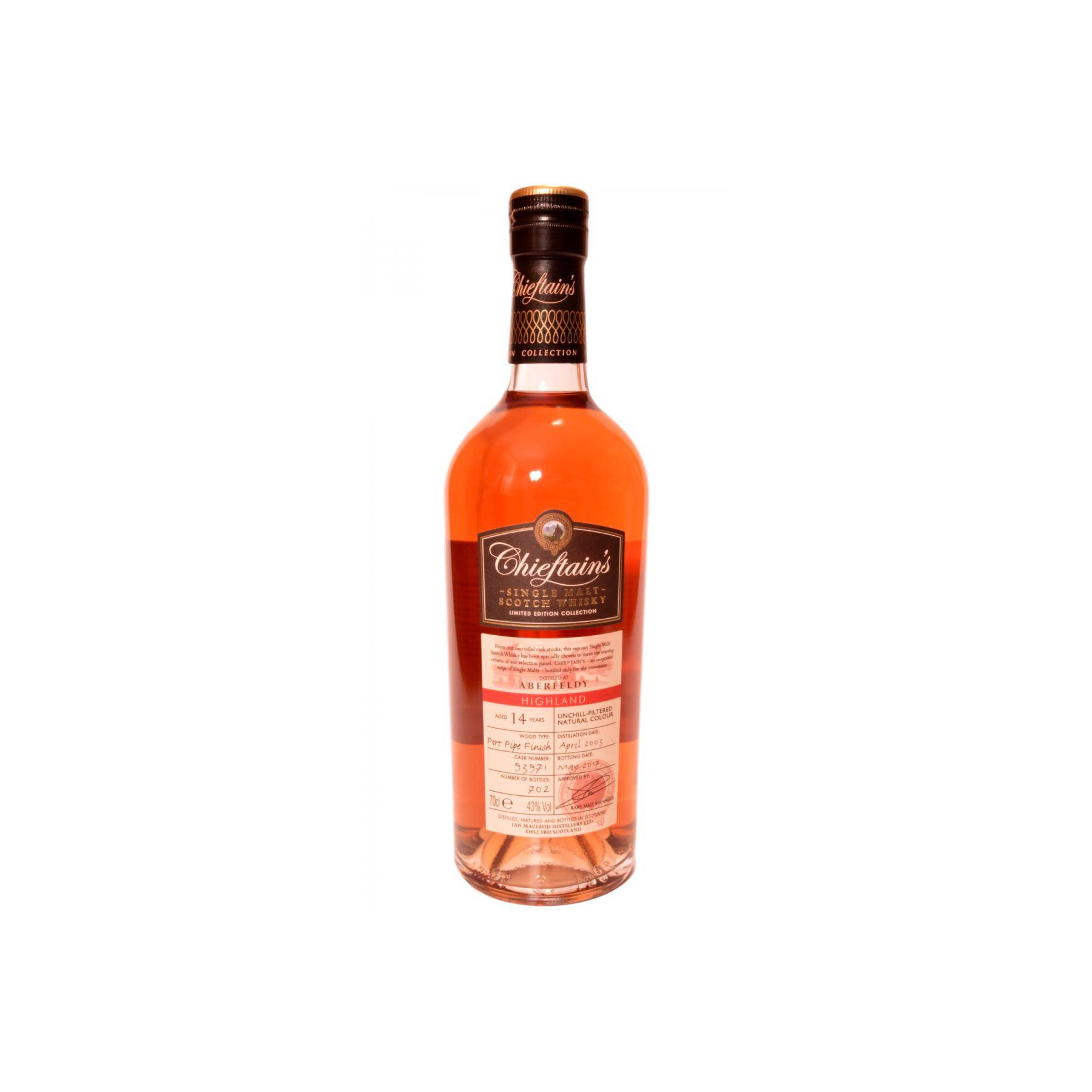 Aberfeldy 2003 14 Years Single Malt Whisky
