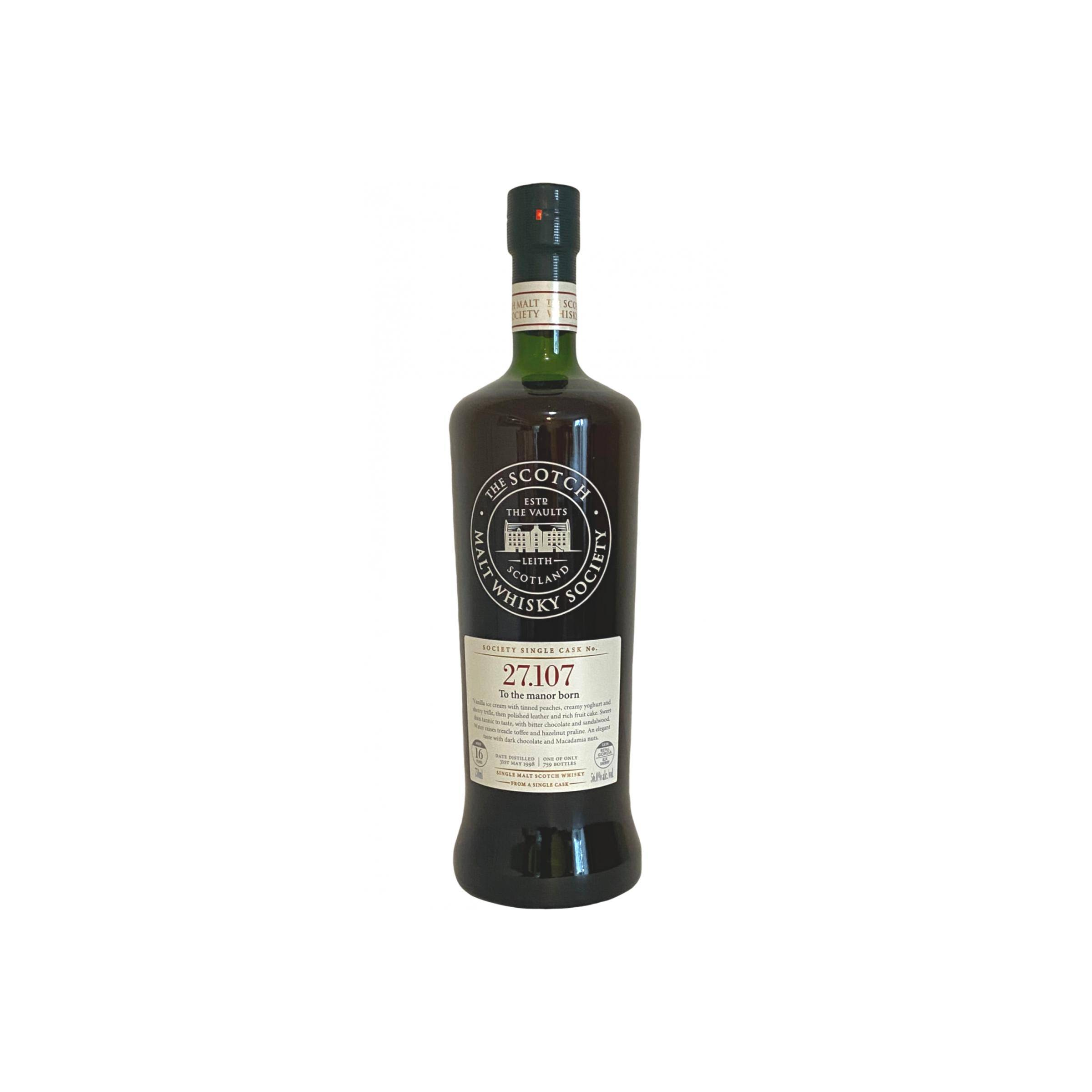 The Scotch Malt Whisky Society 1998 16 Years Single Malt Whisky