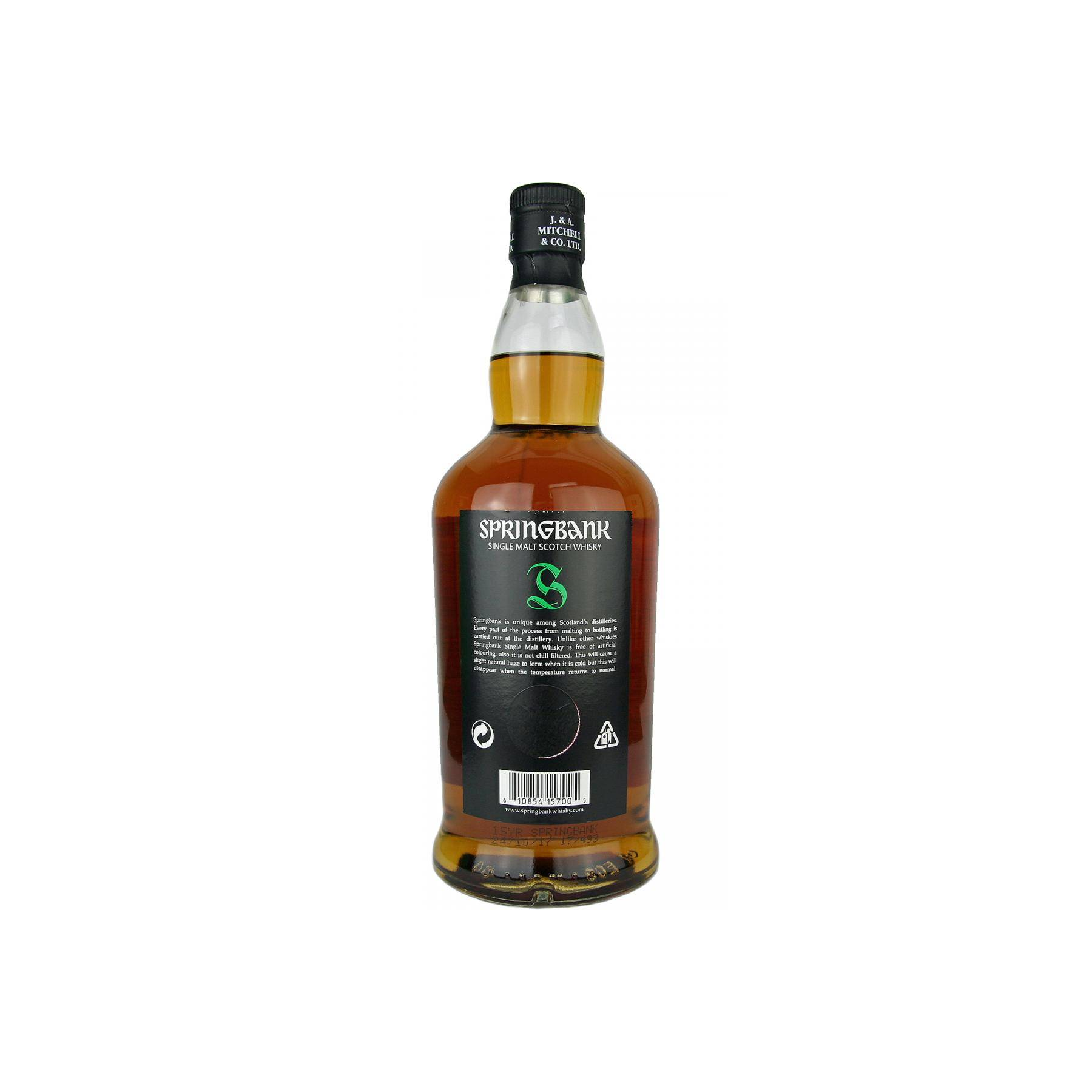 Springbank 15 Years Single Malt Whisky 2