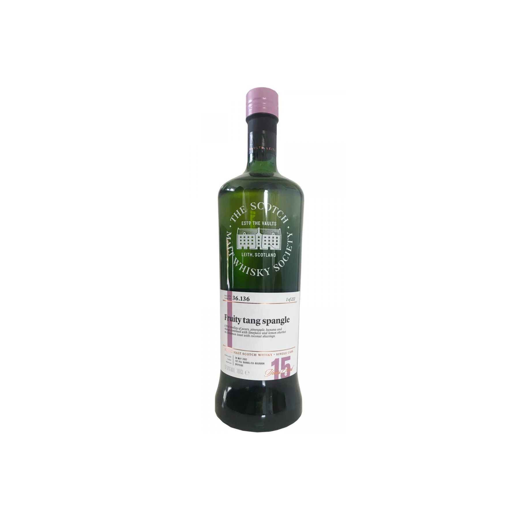 The Scotch Malt Whisky Society 2002 15 Years Single Malt Whisky