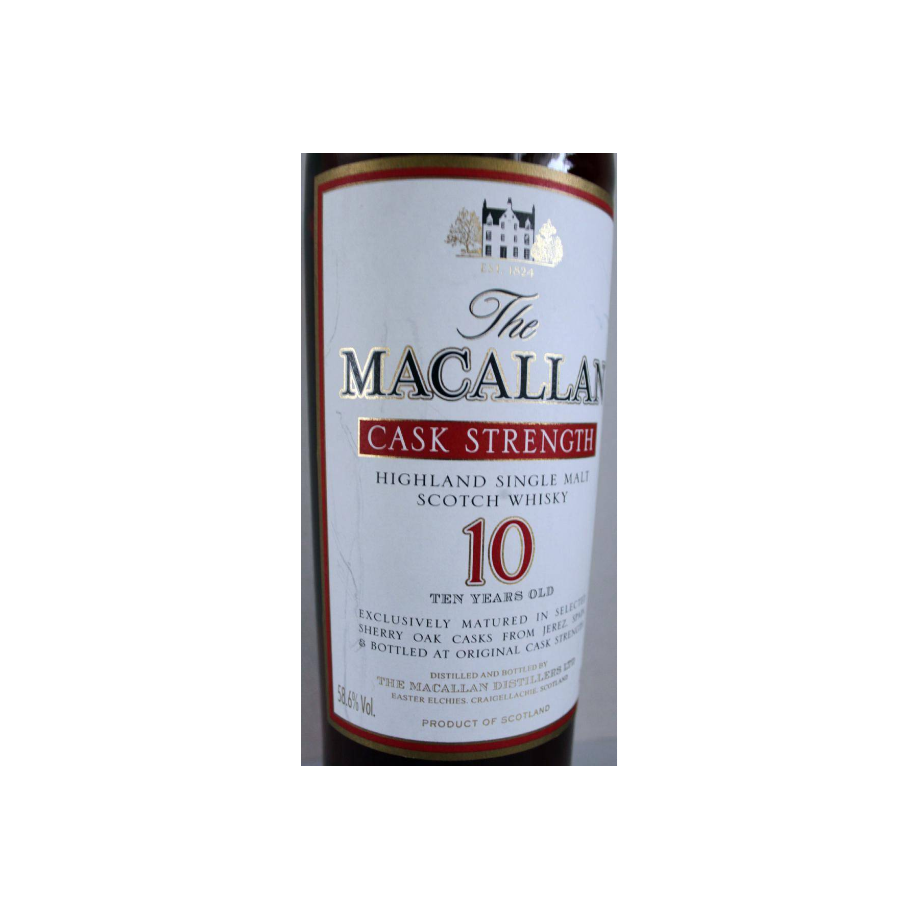 The Macallan Cask Strength Collection 10 Years Single Malt Whisky 2