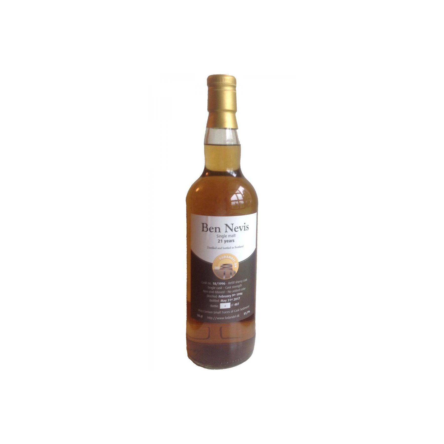 Ben Nevis 1996 21 Years Single Malt Whisky
