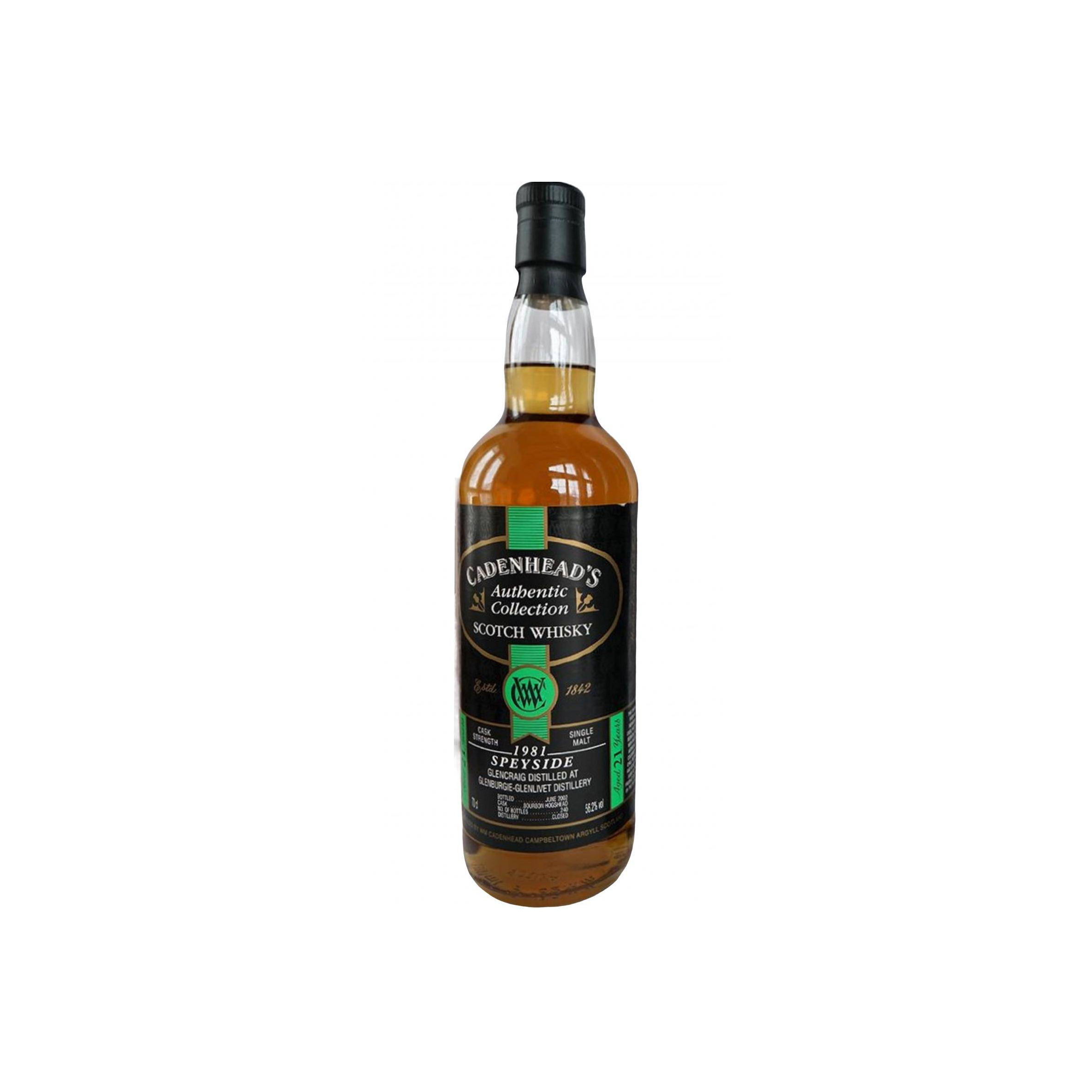 Glenburgie Authentic Collection 1981 21 Years Single Malt Whisky 2