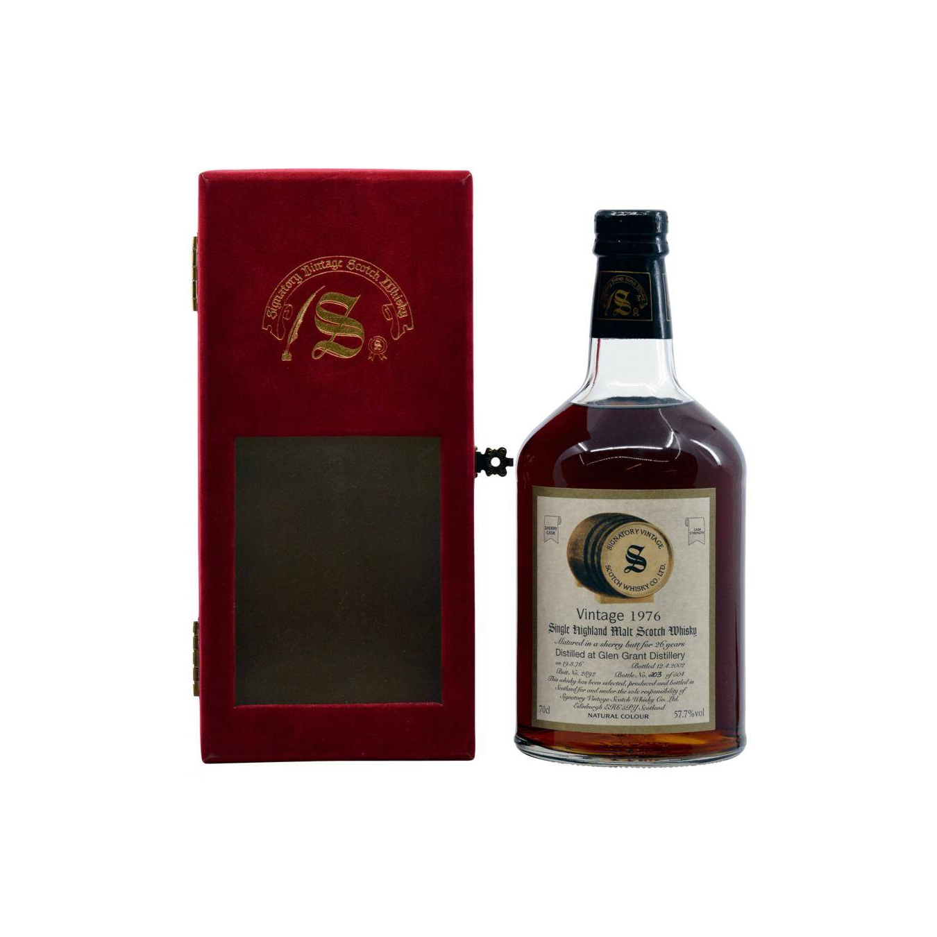 Glen Grant Vintage Collection - Dumpy 1976 26 Years Single Malt Whisky 2