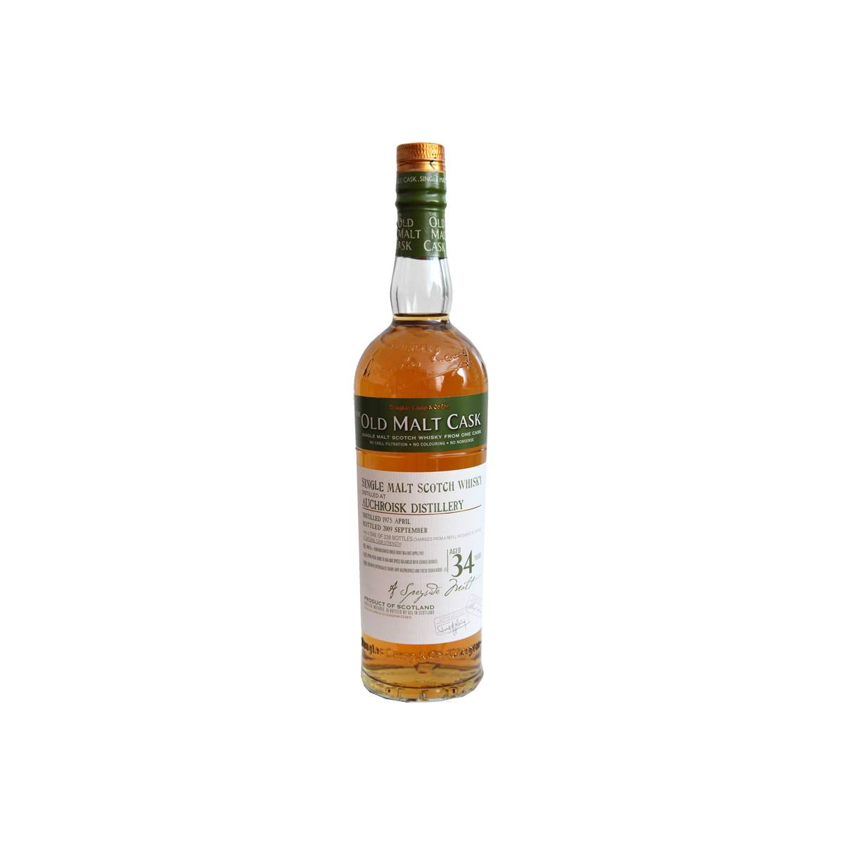 Auchroisk Old Malt Cask 1975 34 Years Single Malt Whisky