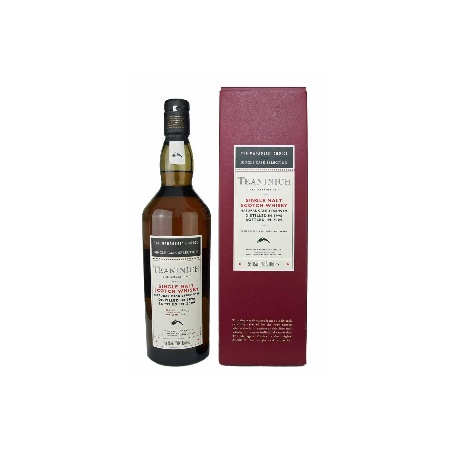Teaninich 1996 12 Years Single Malt Whisky 3