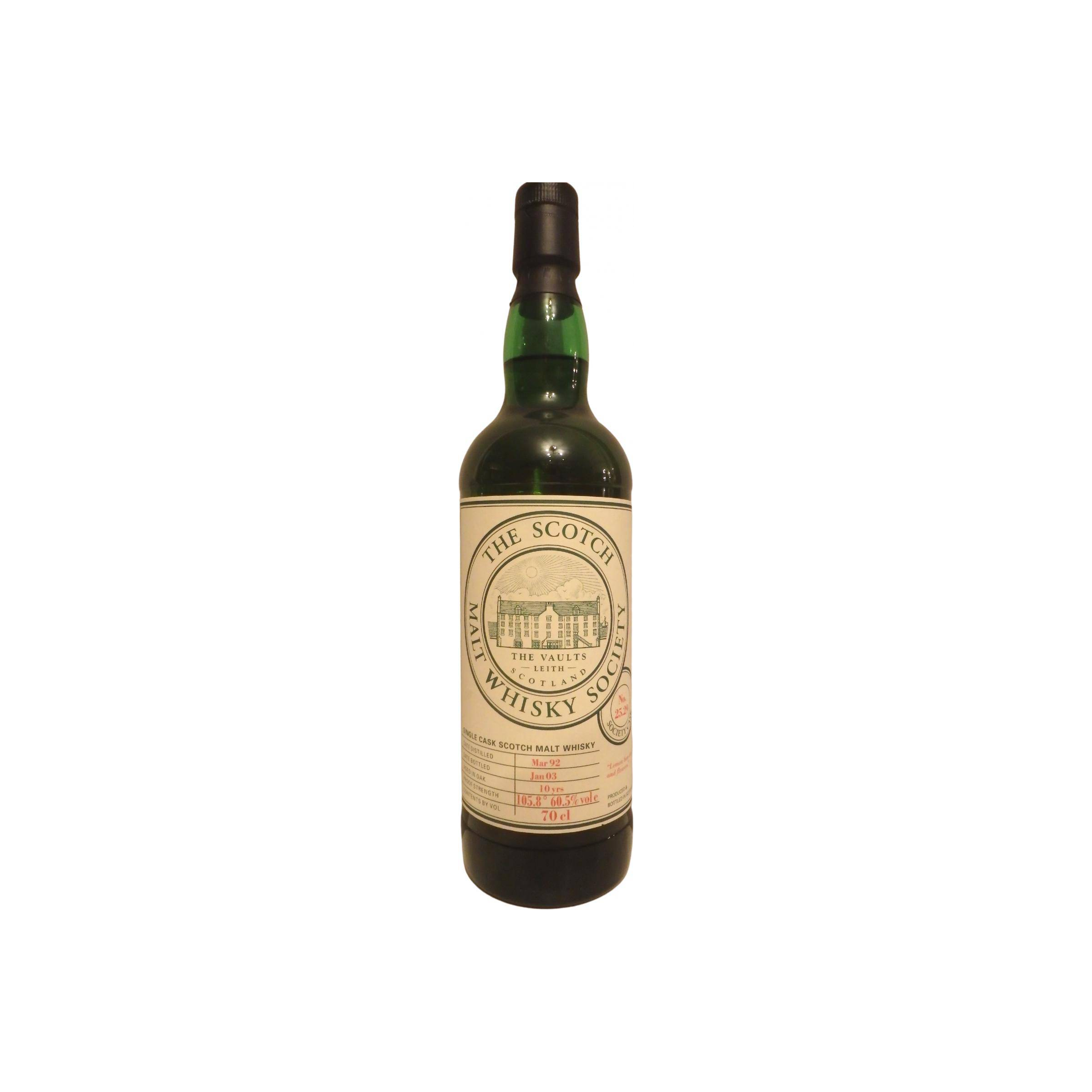 The Scotch Malt Whisky Society 1992 10 Years Single Malt Whisky