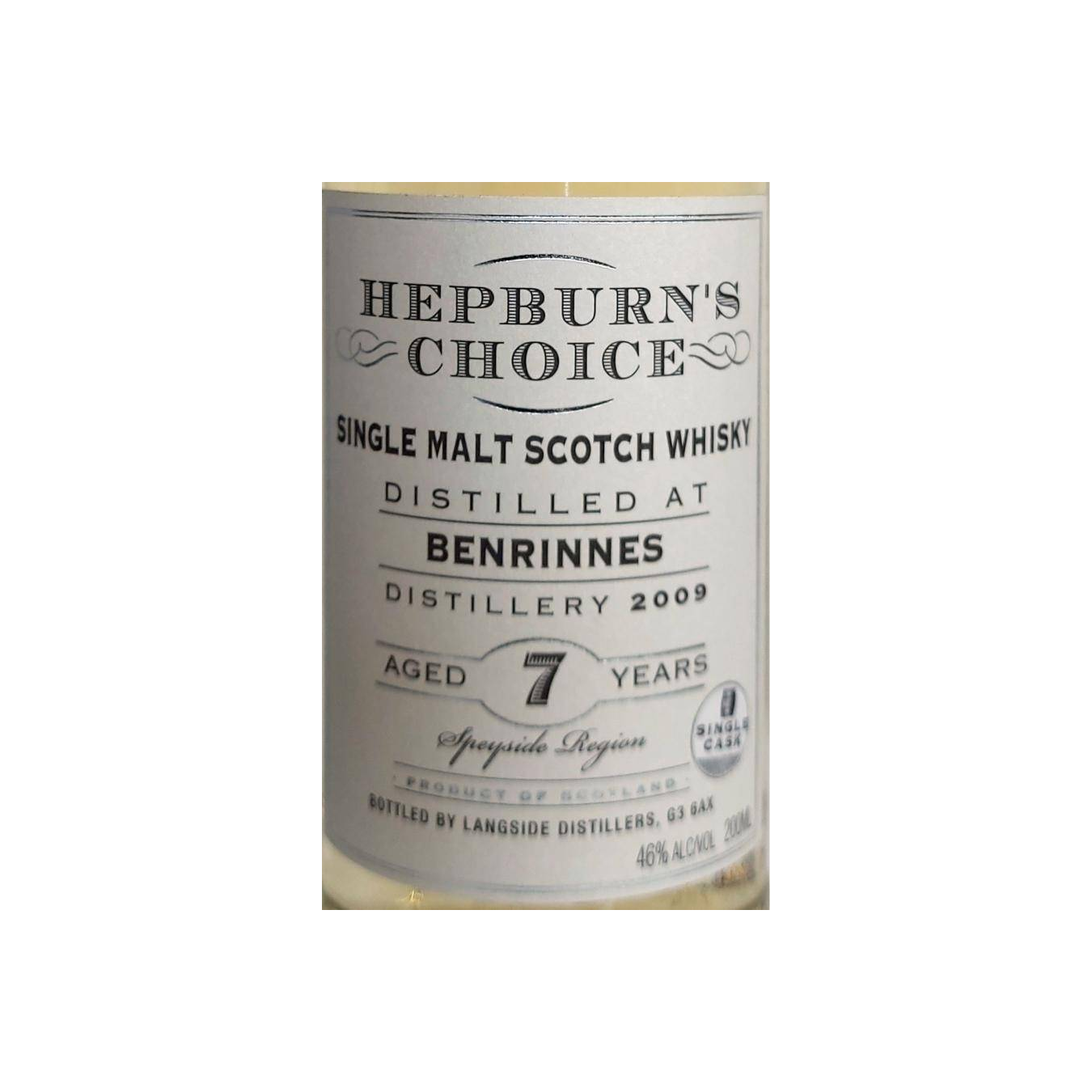 Benrinnes 2009 7 Years Single Malt Whisky 2