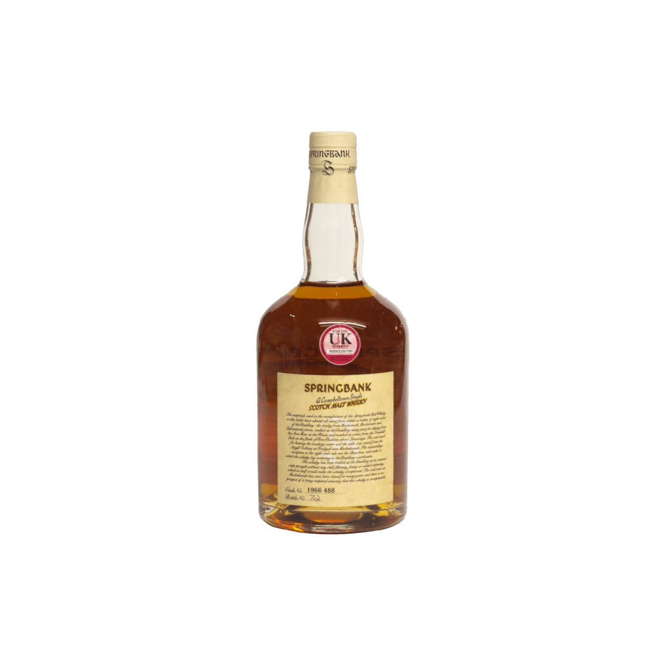 Springbank 1966 31 Years Single Malt Whisky 2