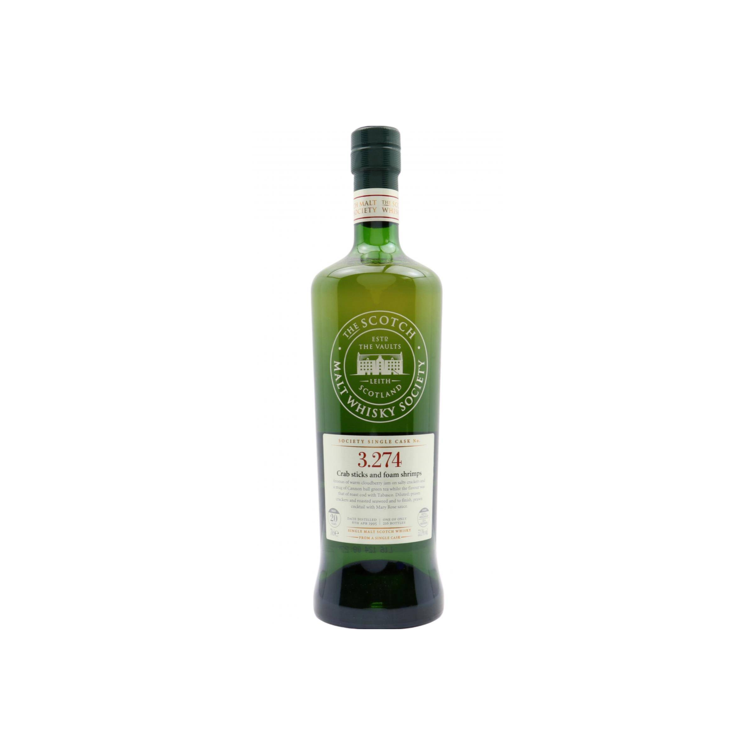 The Scotch Malt Whisky Society 1995 20 Years Single Malt Whisky