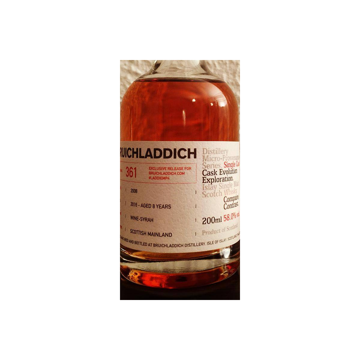 Bruichladdich 2008 8 Years Single Malt Whisky 3