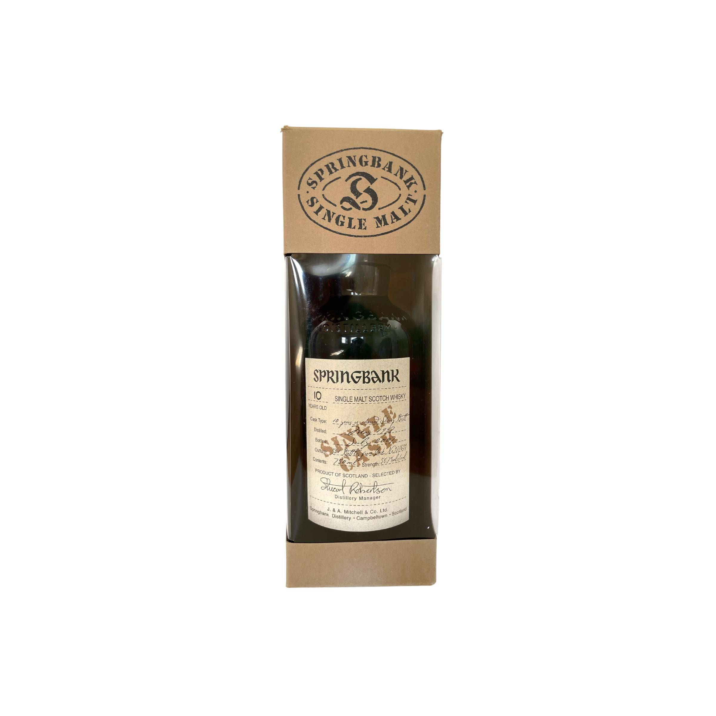 Springbank 1997 10 Years Single Malt Whisky 3