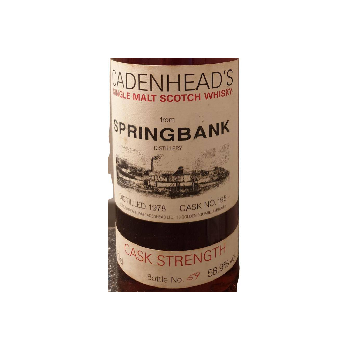 Springbank 1978 Single Malt Whisky 2