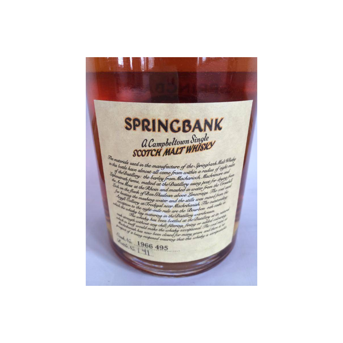 Springbank 1966 32 Years Single Malt Whisky 3