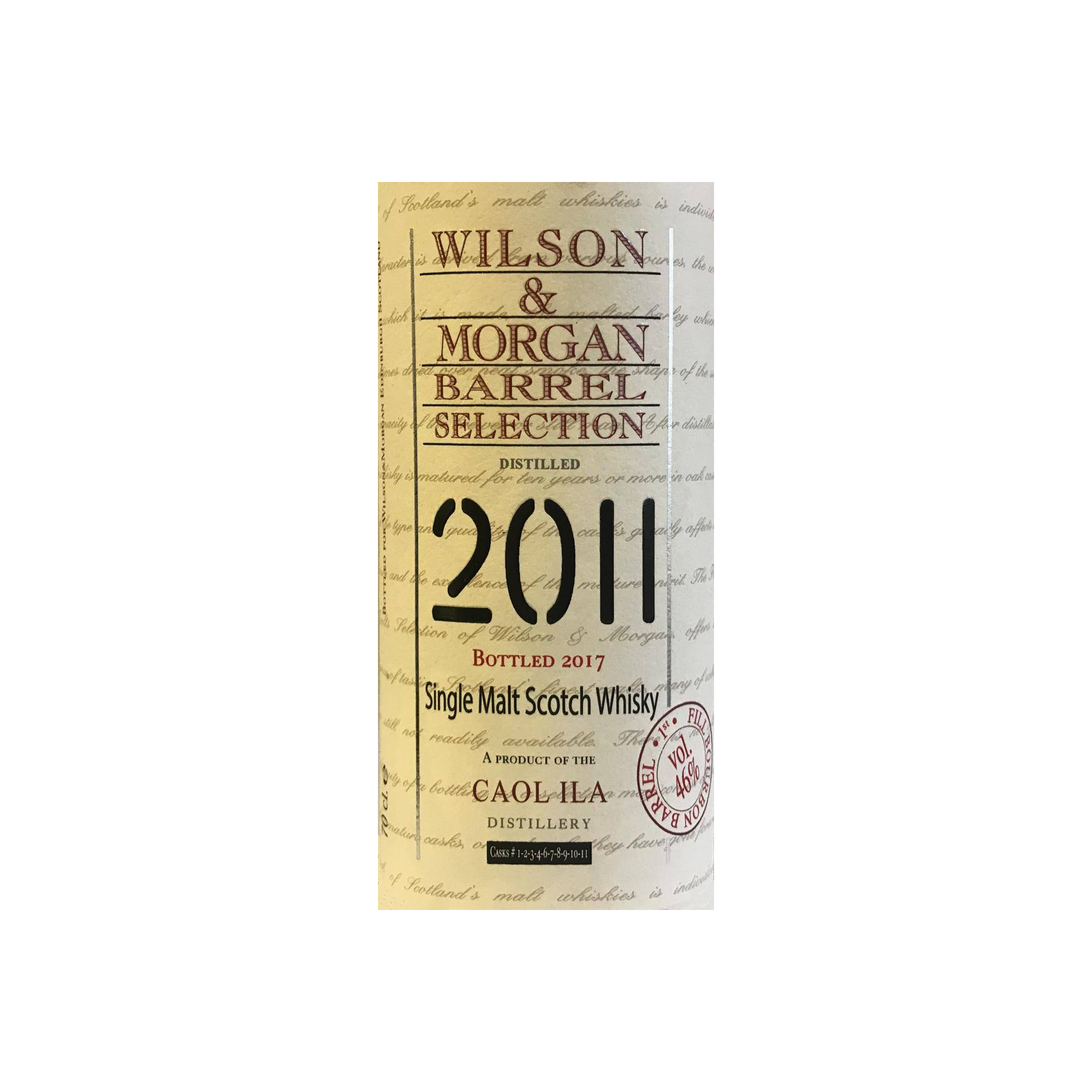 Caol Ila Barrel Selection 2011 6 Years Single Malt Whisky 2