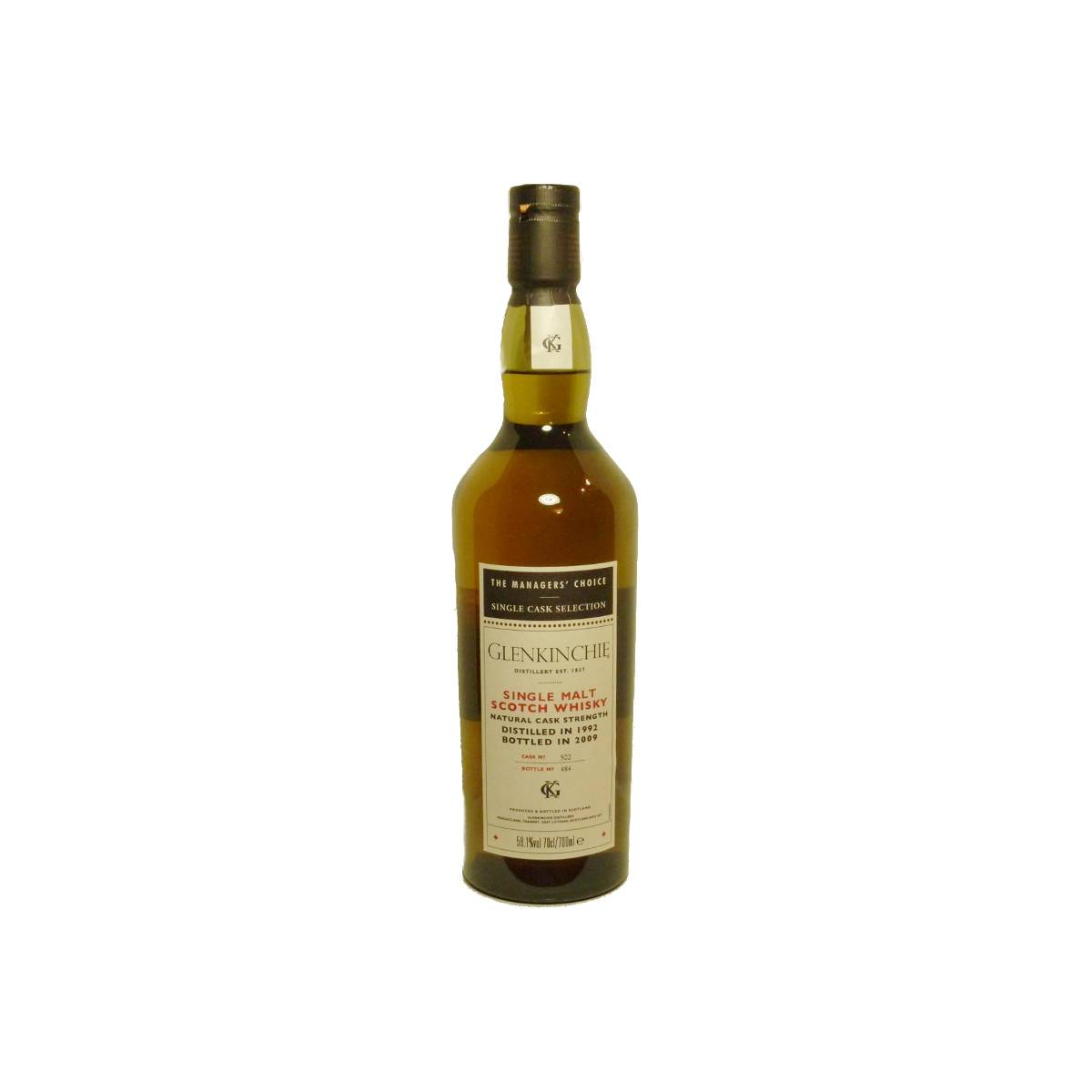 Glenkinchie 1992 17 Years Single Malt Whisky
