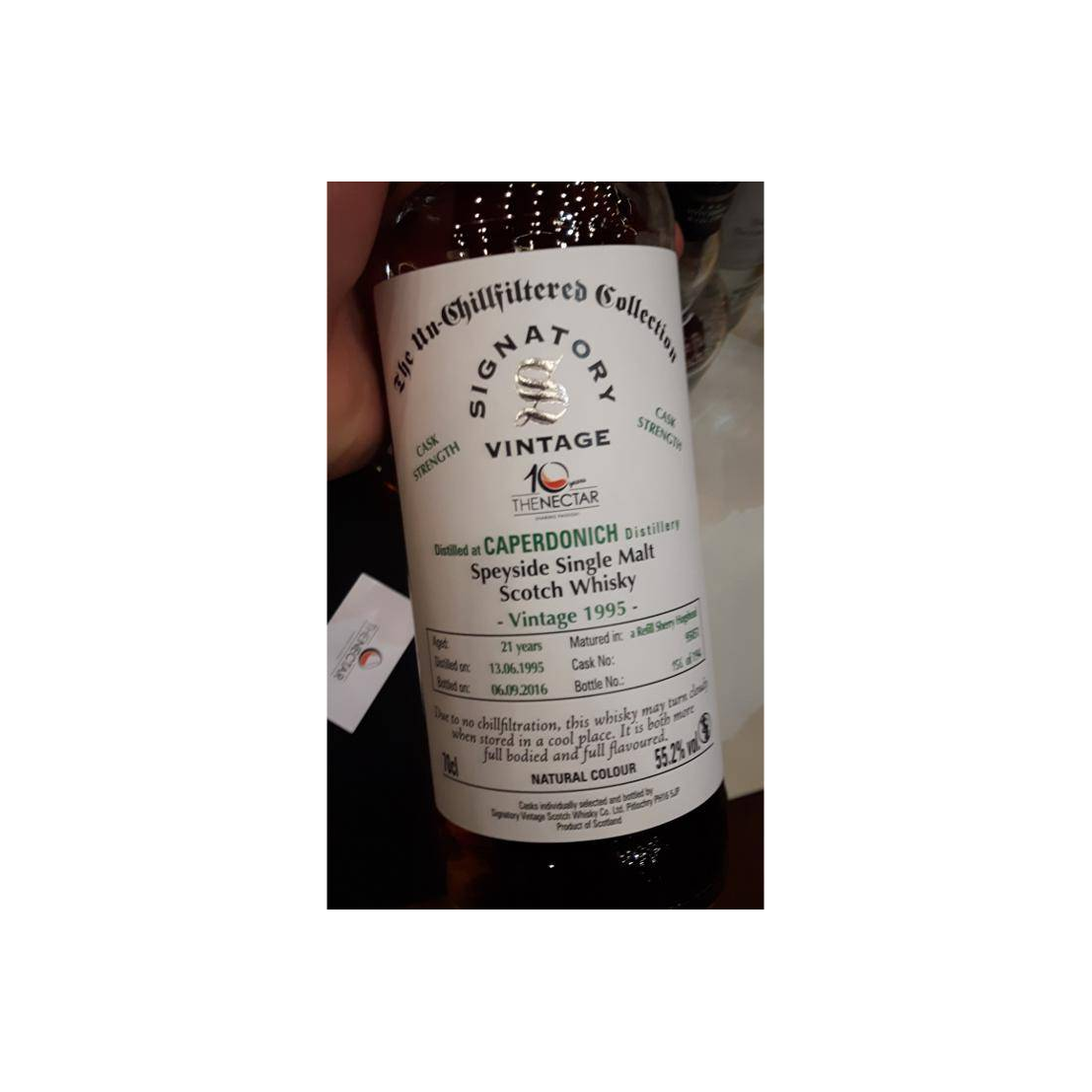 Caperdonich 1995 21 Years Single Malt Whisky 2