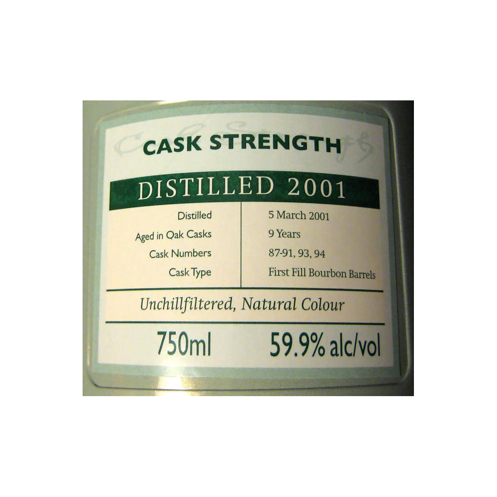 Benromach Cask Strength Collection 2001 9 Years Single Malt Whisky 3