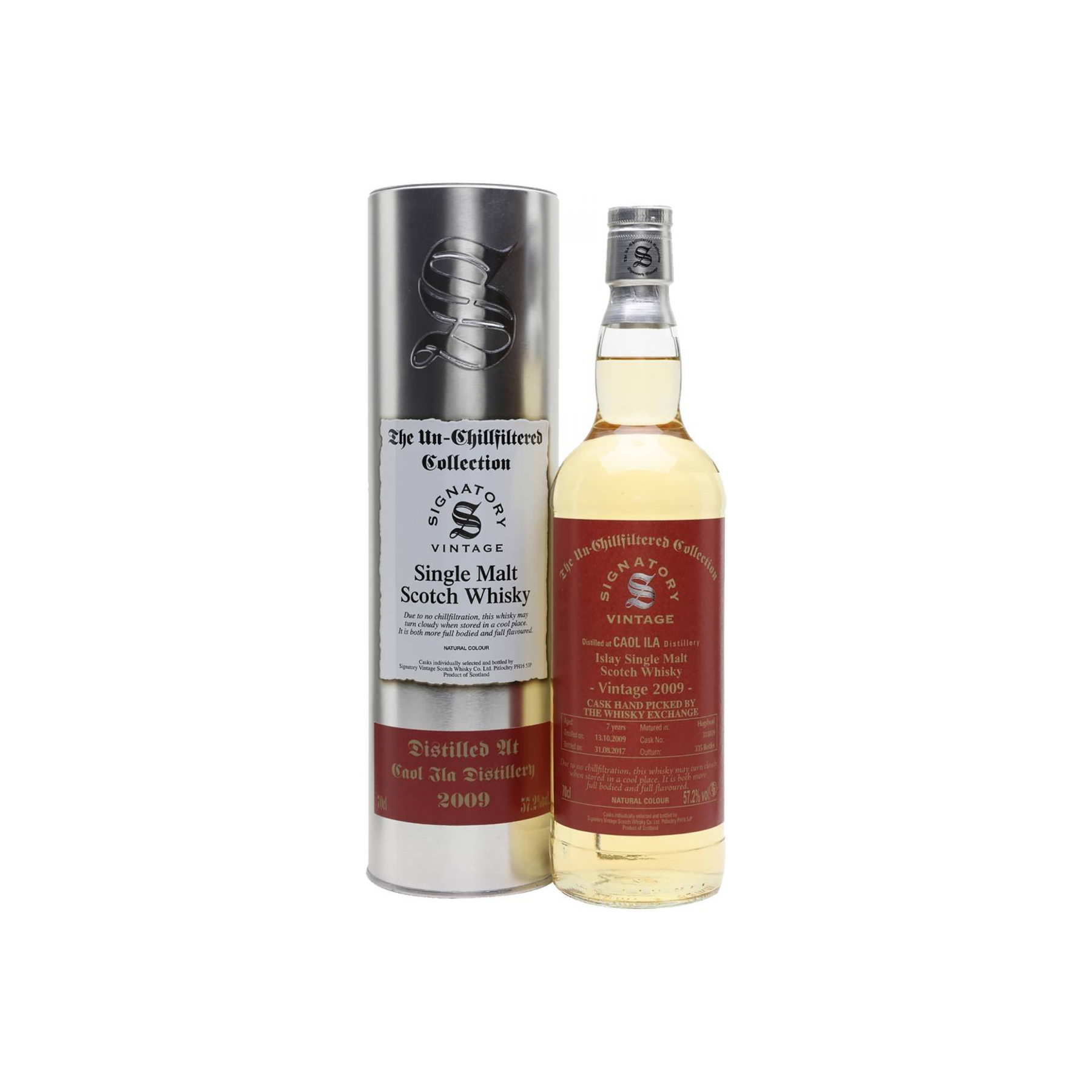 Caol Ila The Un-Chillfiltered Collection 2009 7 Years Single Malt Whisky 2