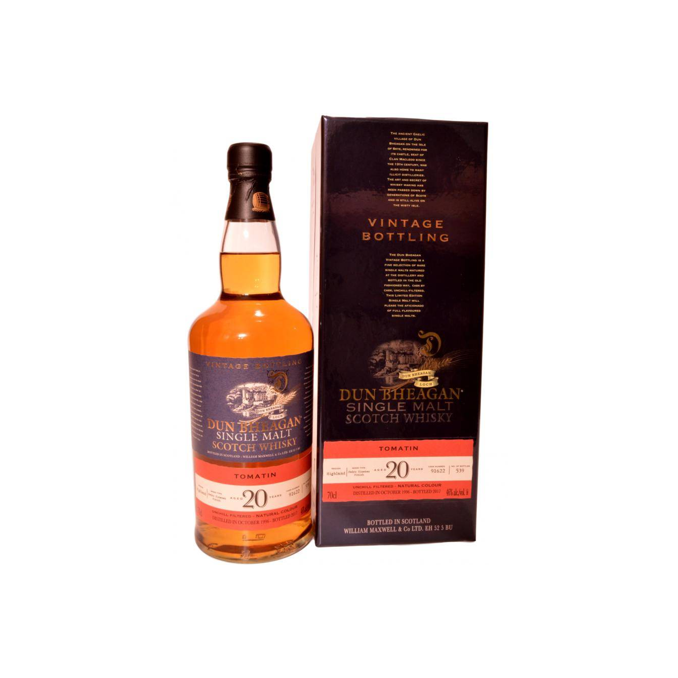 Tomatin 1996 20 Years Single Malt Whisky 2