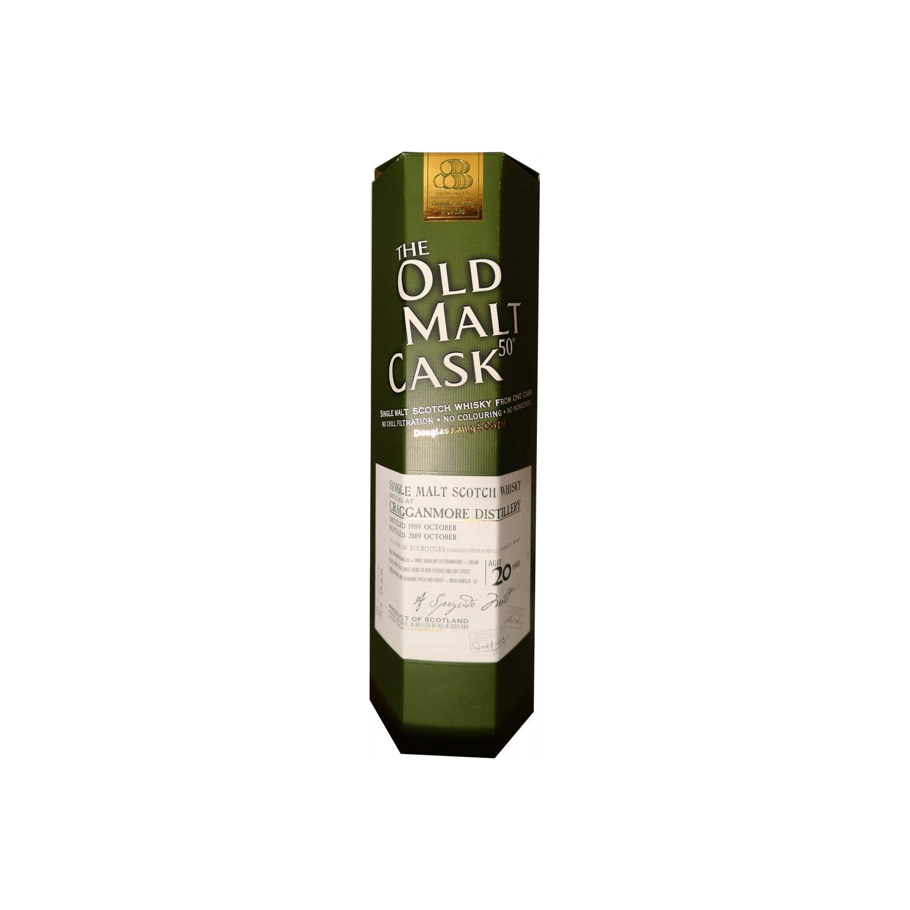 Cragganmore Old Malt Cask 1989 20 Years Single Malt Whisky 2