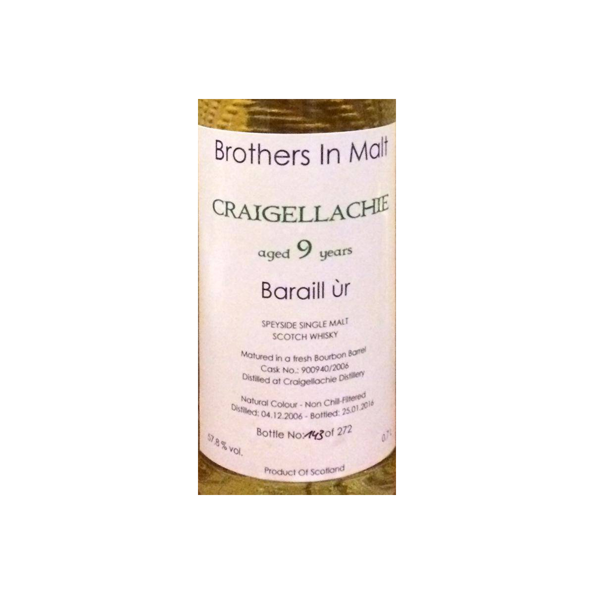 Craigellachie 2006 9 Years Single Malt Whisky 2