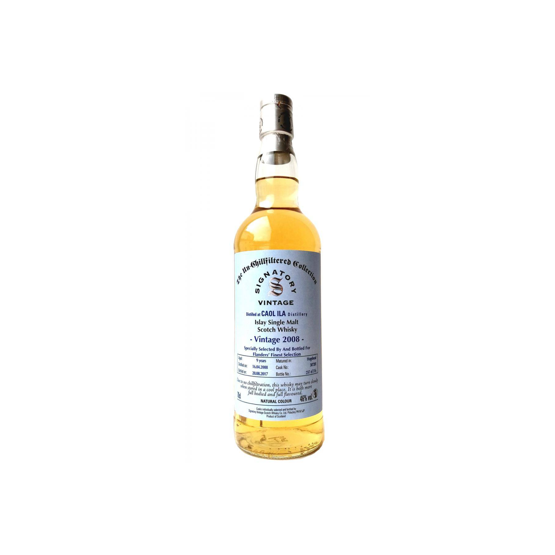Caol Ila The Un-Chillfiltered Collection 2008 9 Years Single Malt Whisky