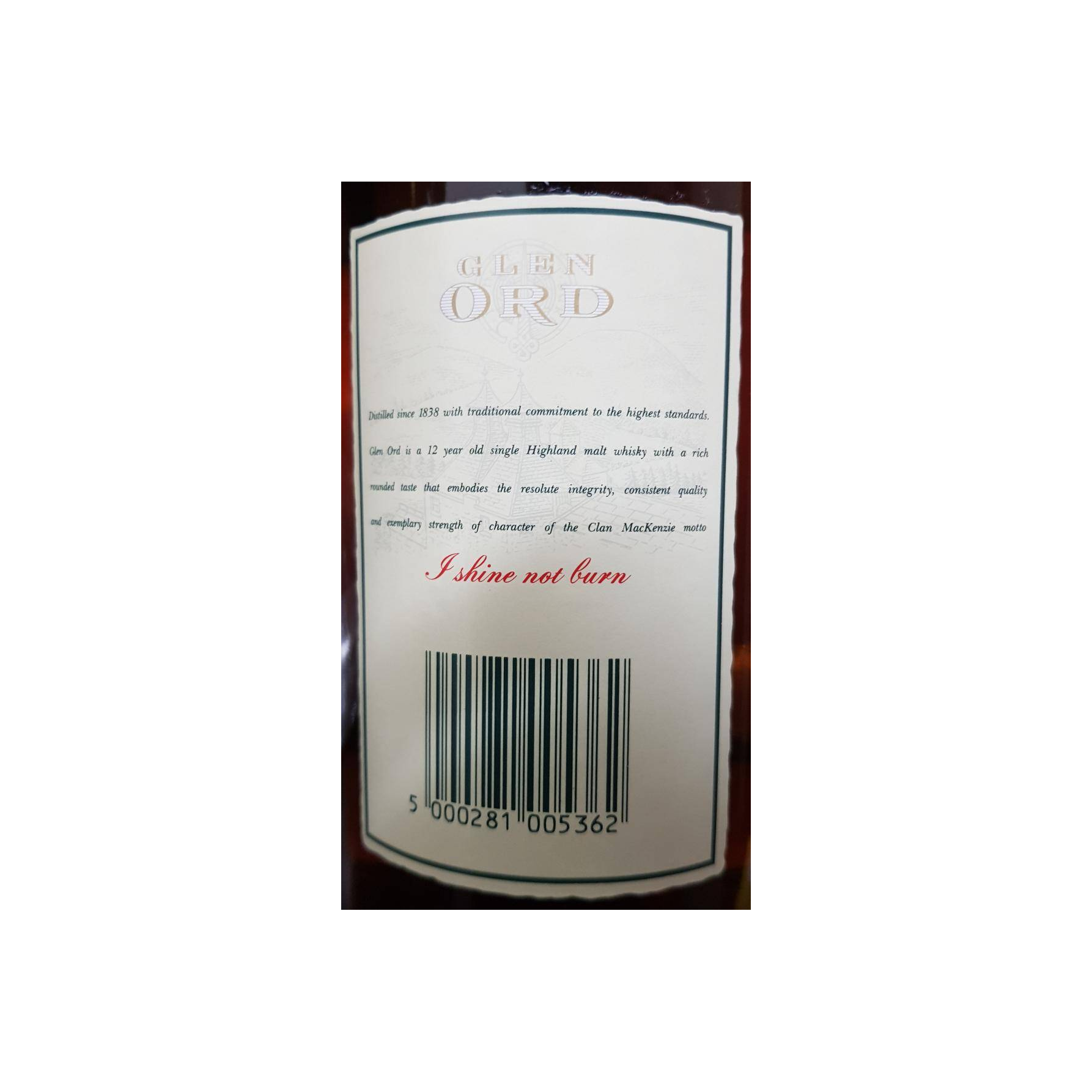 Glen Ord 12 Years Single Malt Whisky 2