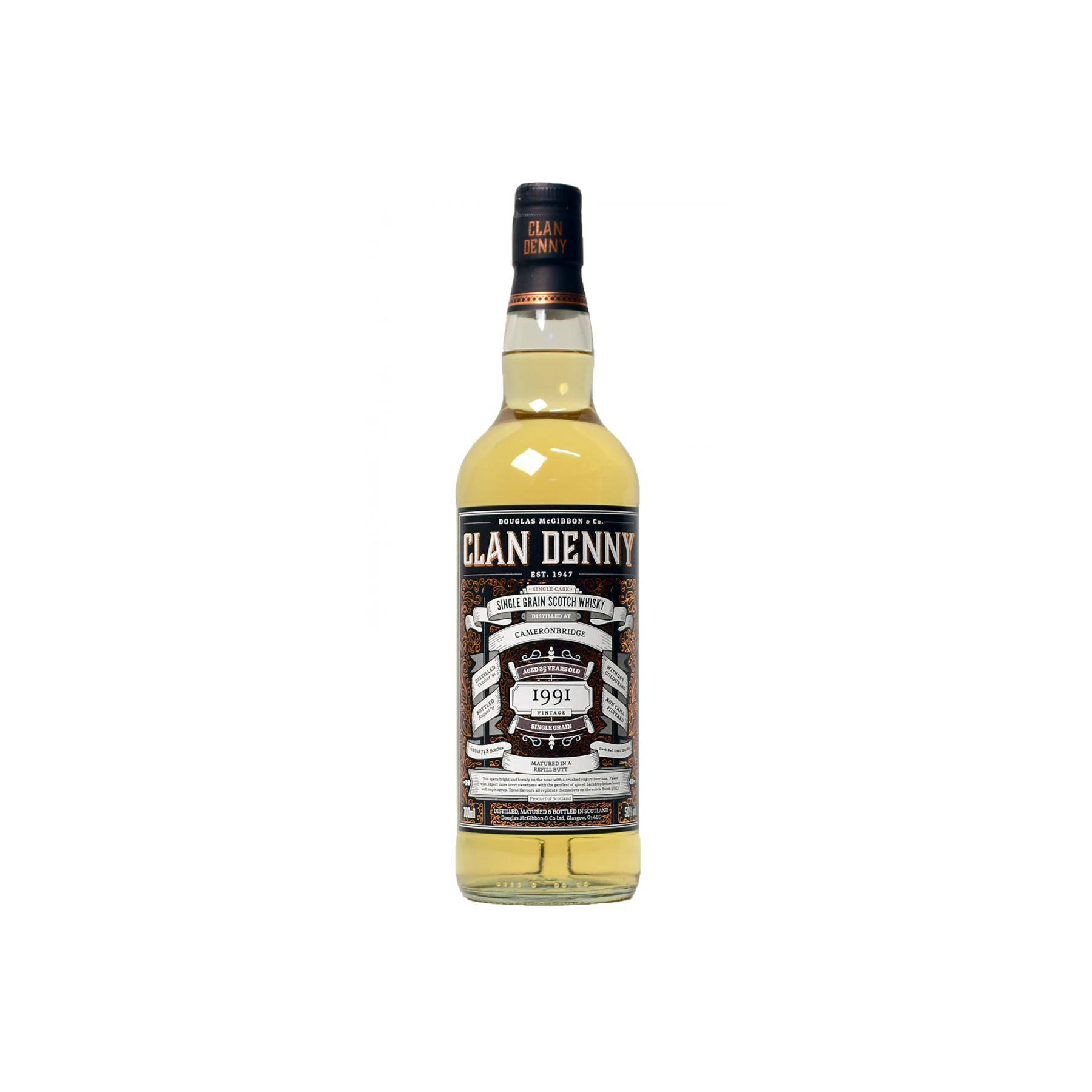 Cameronbridge 1991 25 Years Single Grain Whisky