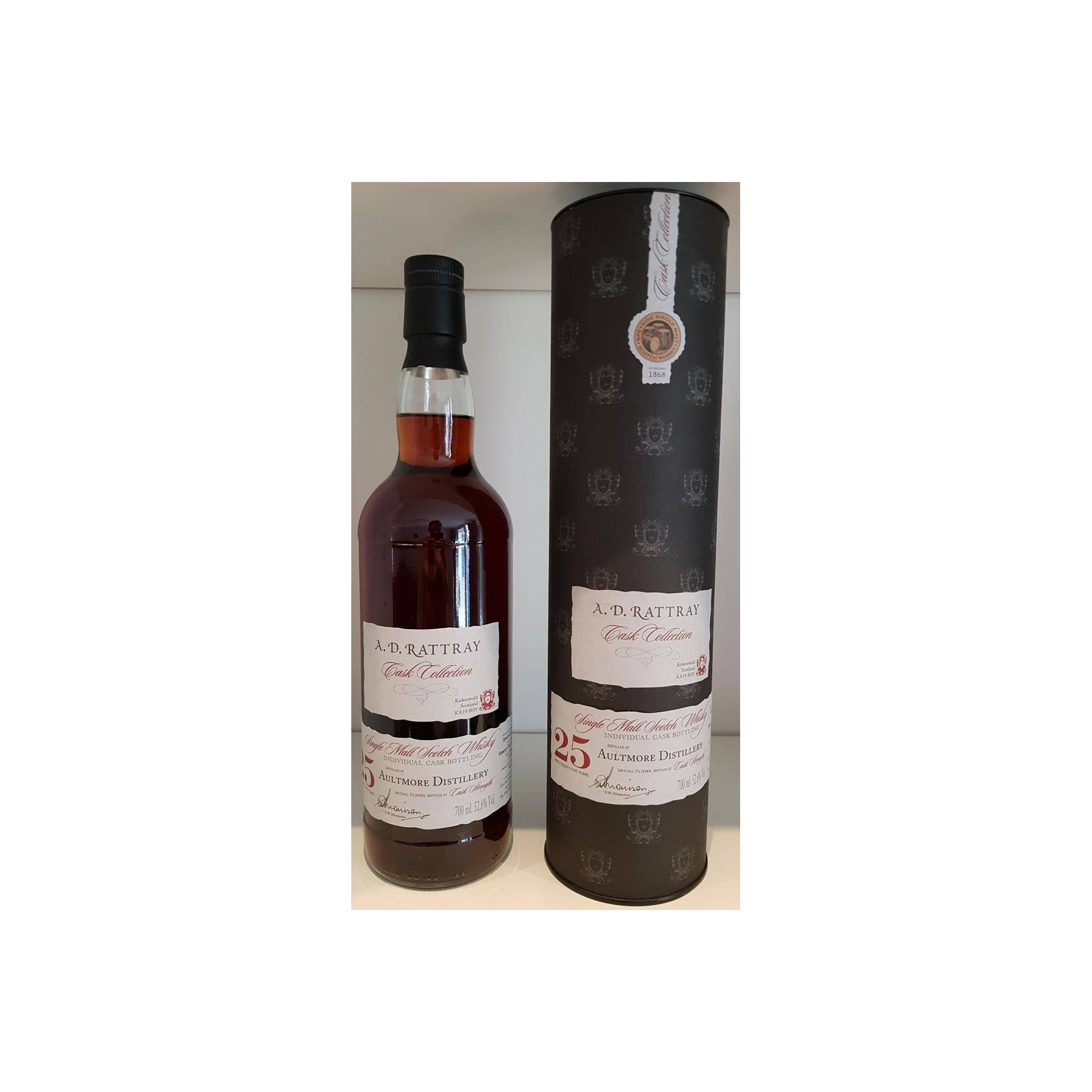 Aultmore Individual Cask Bottling 1990 25 Years Single Malt Whisky 2