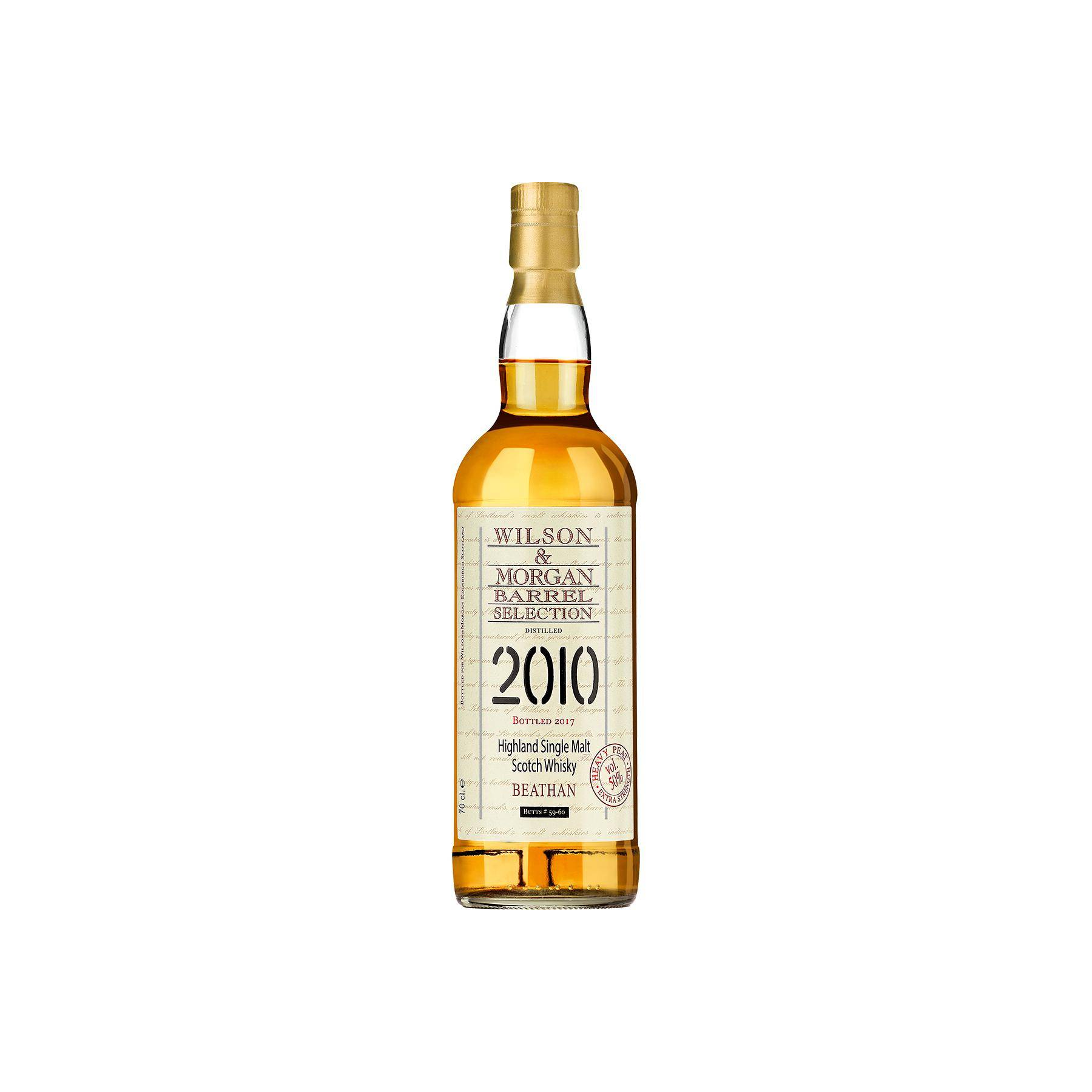 Wilson & Morgan Barrel Selection 2010 7 Years Single Malt Whisky