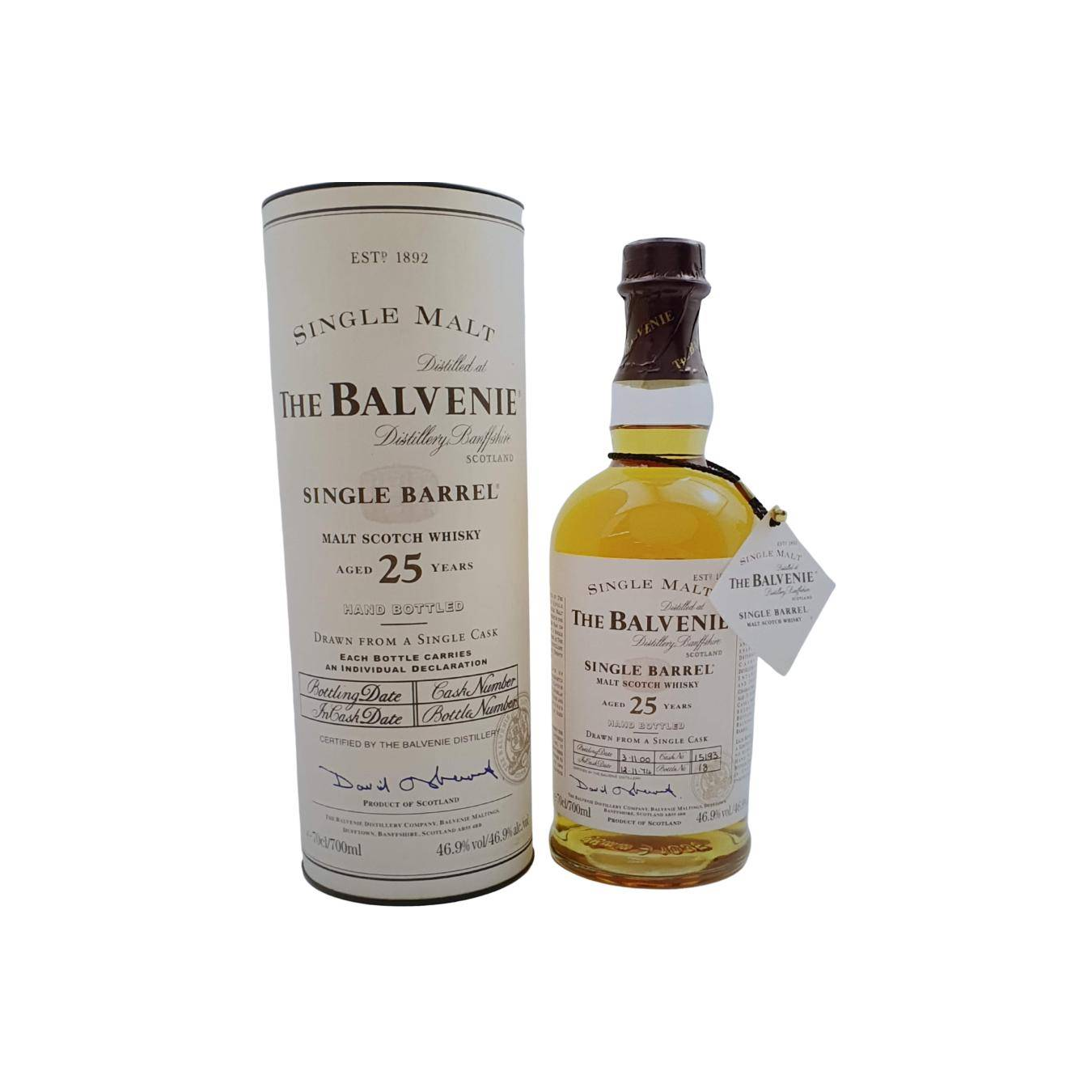 The Balvenie Single Cask 1974 25 Years Single Malt Whisky 2